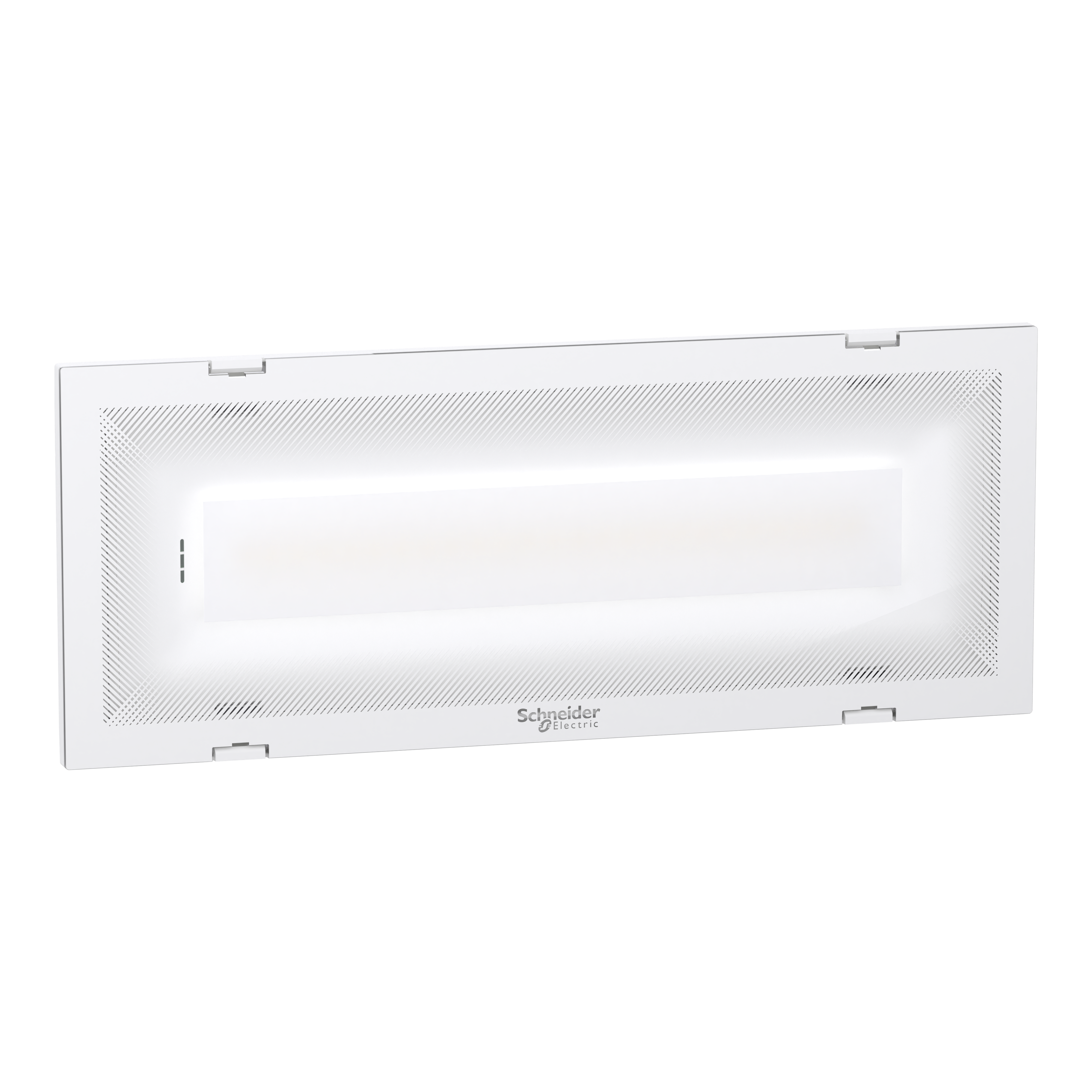 SCHNEIDER ELECTRIC - Exiway Trend, IP42, Autoalimentato Autodiagnosi Activa, SE-SA, 110-90-70-50lm SE, 70lm SA, 1-1,5-2-3h, illuminazione di sicurezza