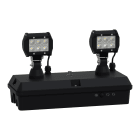 SCHNEIDER ELECTRIC - Exiway Smartduo, IP65, Autoalimentato Diagnosi Centralizzata (DiCube), 2400lm SE, 1h, Apparecchio di illuminazione di sicurezza