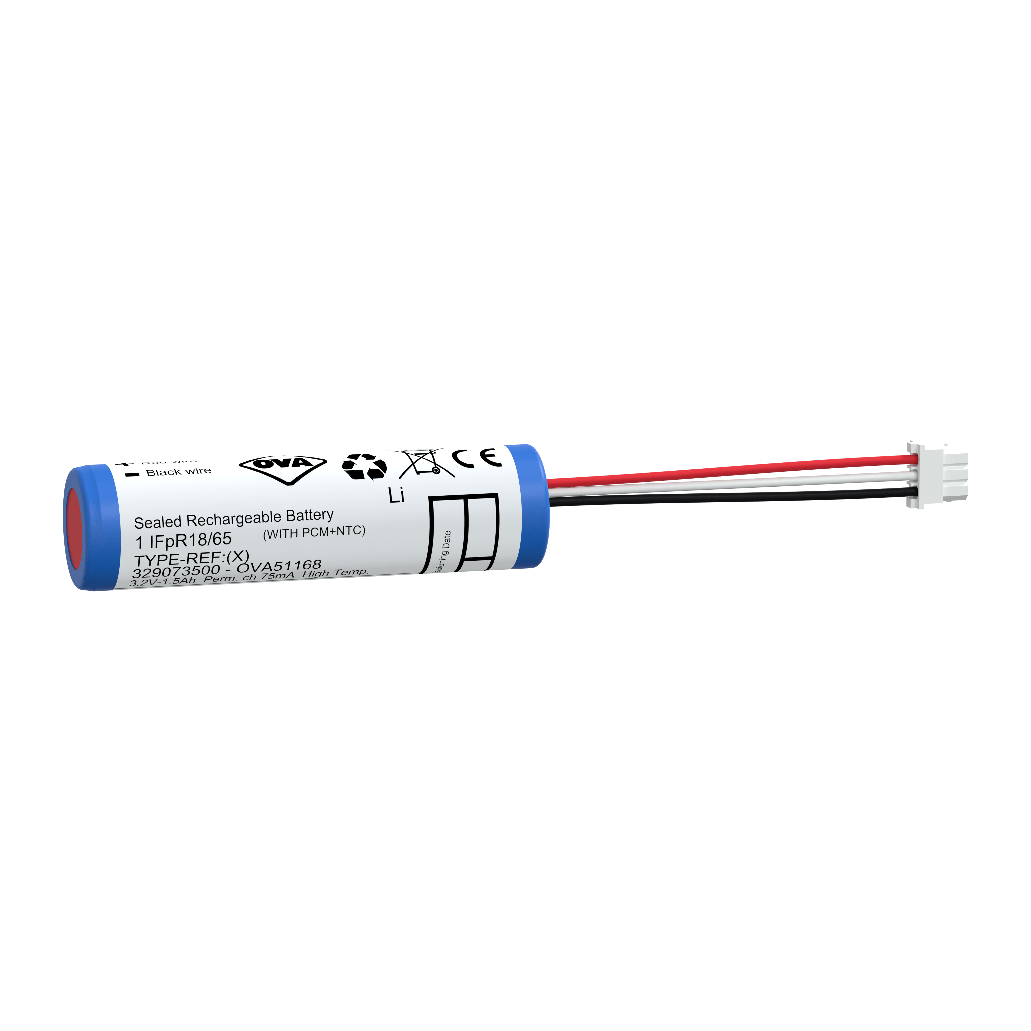 SCHNEIDER ELECTRIC - Batteria LiFePO 3,2V 1,5Ah bastone