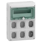 SCHNEIDER ELECTRIC - Quadro Mureva Enclosures IP65 12+1 moduli 6 prese da incasso