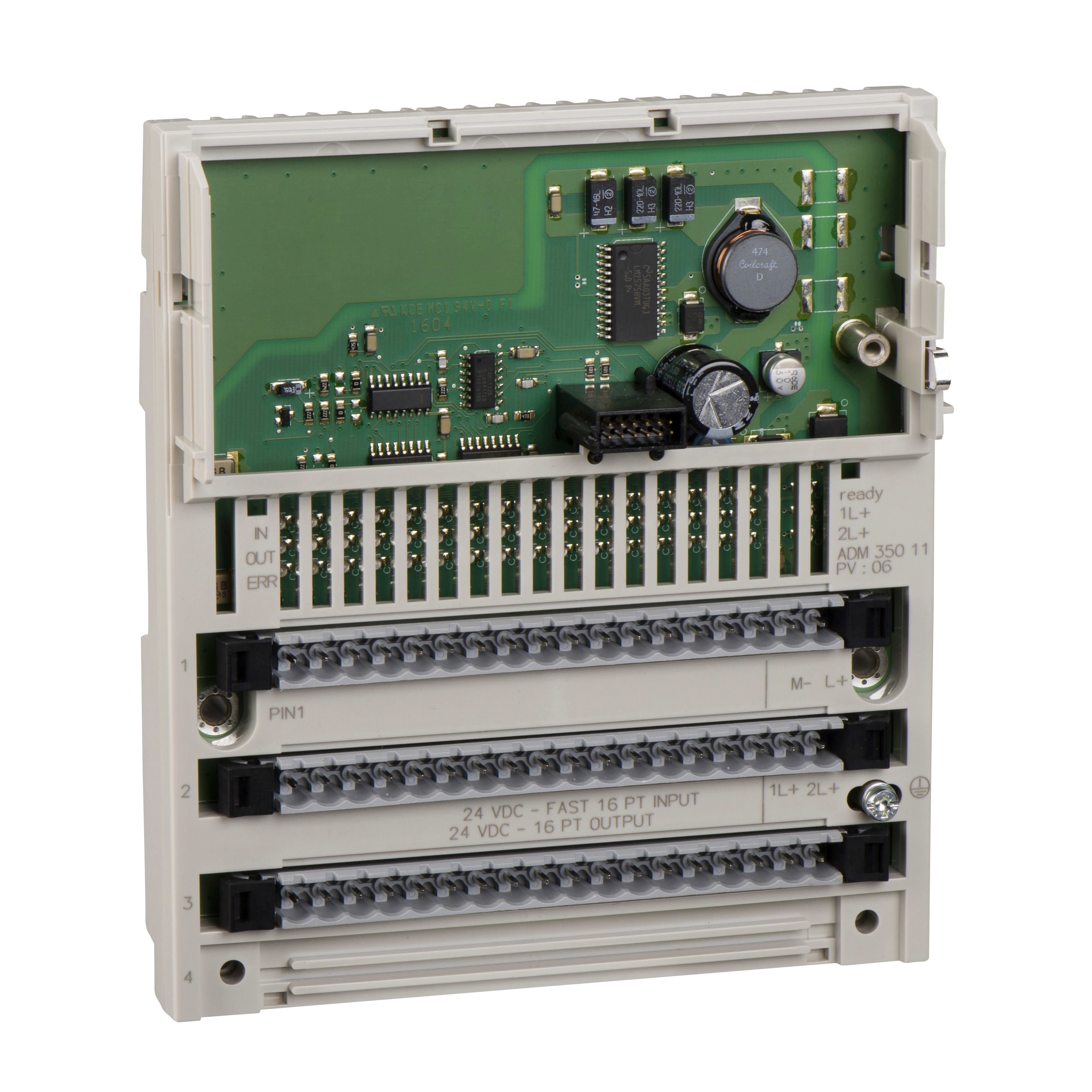 SCHNEIDER ELECTRIC - Modulo I-O digitali Modicon Momentum - 16 ing. - 24V CC - 8 usc. stato solido