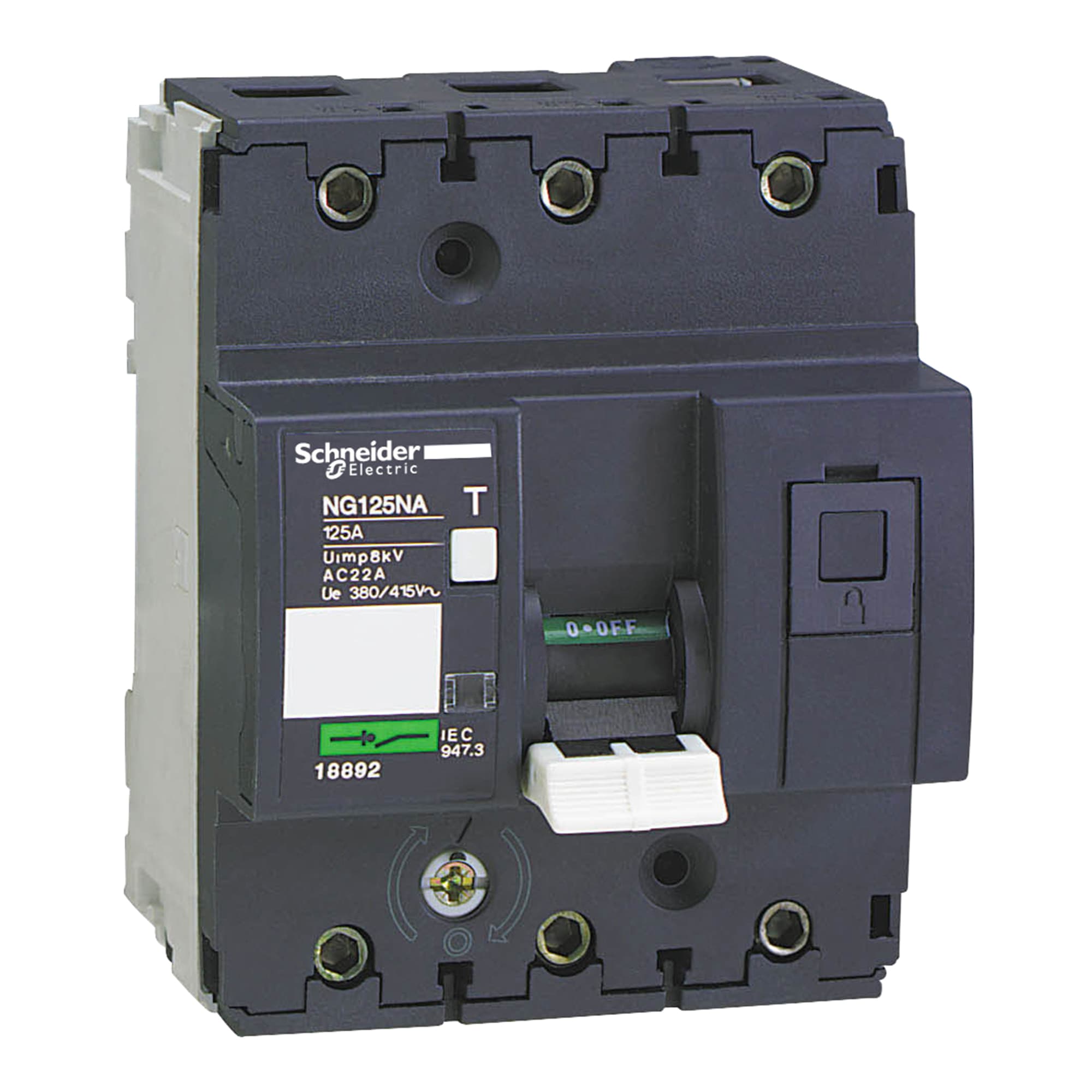SCHNEIDER ELECTRIC - INT. AUT. NG125NA 3P 125A