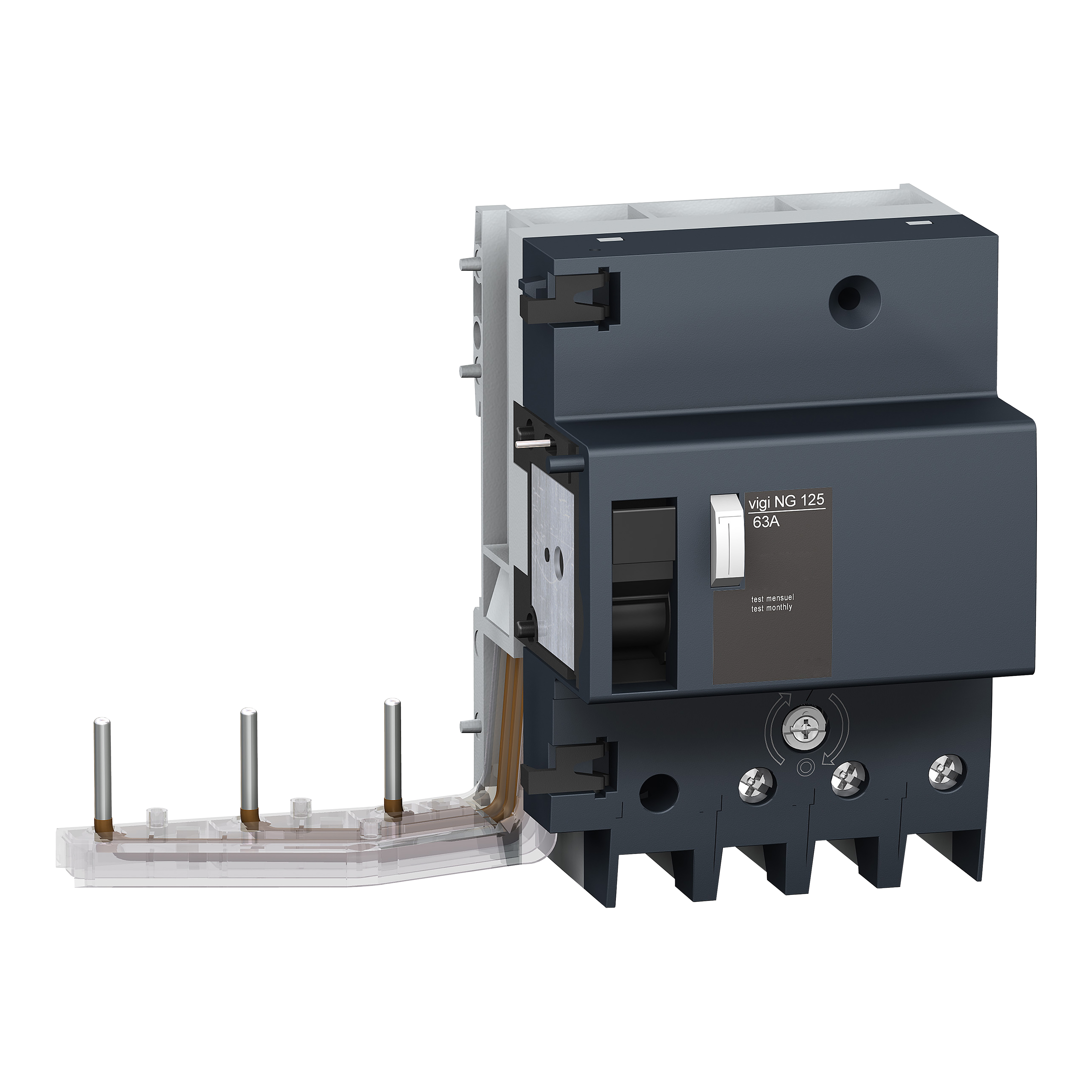SCHNEIDER ELECTRIC - Blocco differenziale Vigi NG125 3P 63A 300mA Tipo AC