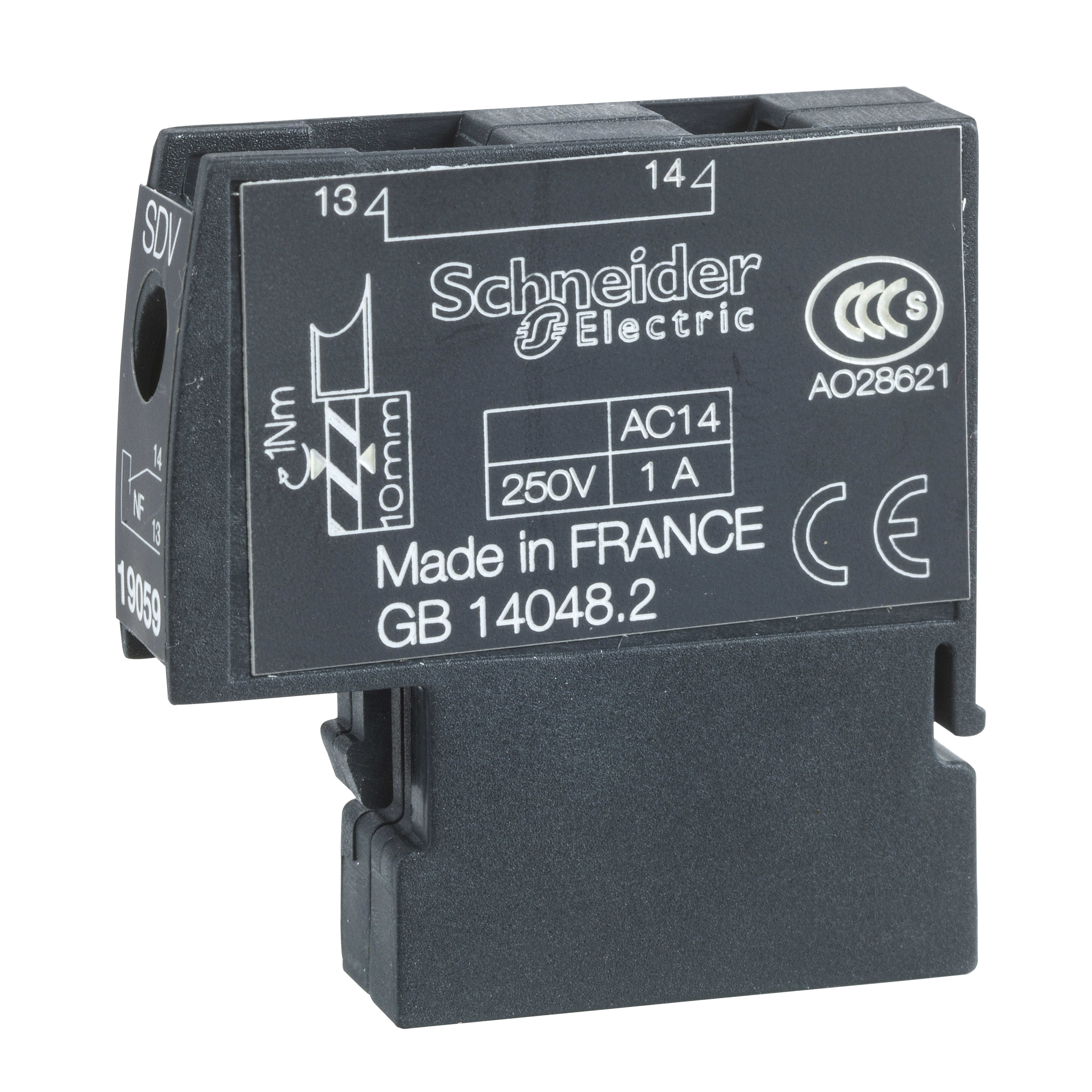 SCHNEIDER ELECTRIC - CONTATTO PER GUASTO SDV NC NG125
