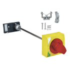 SCHNEIDER ELECTRIC - Manovra rotativa rinviata rossa/fondo giallo per NG125