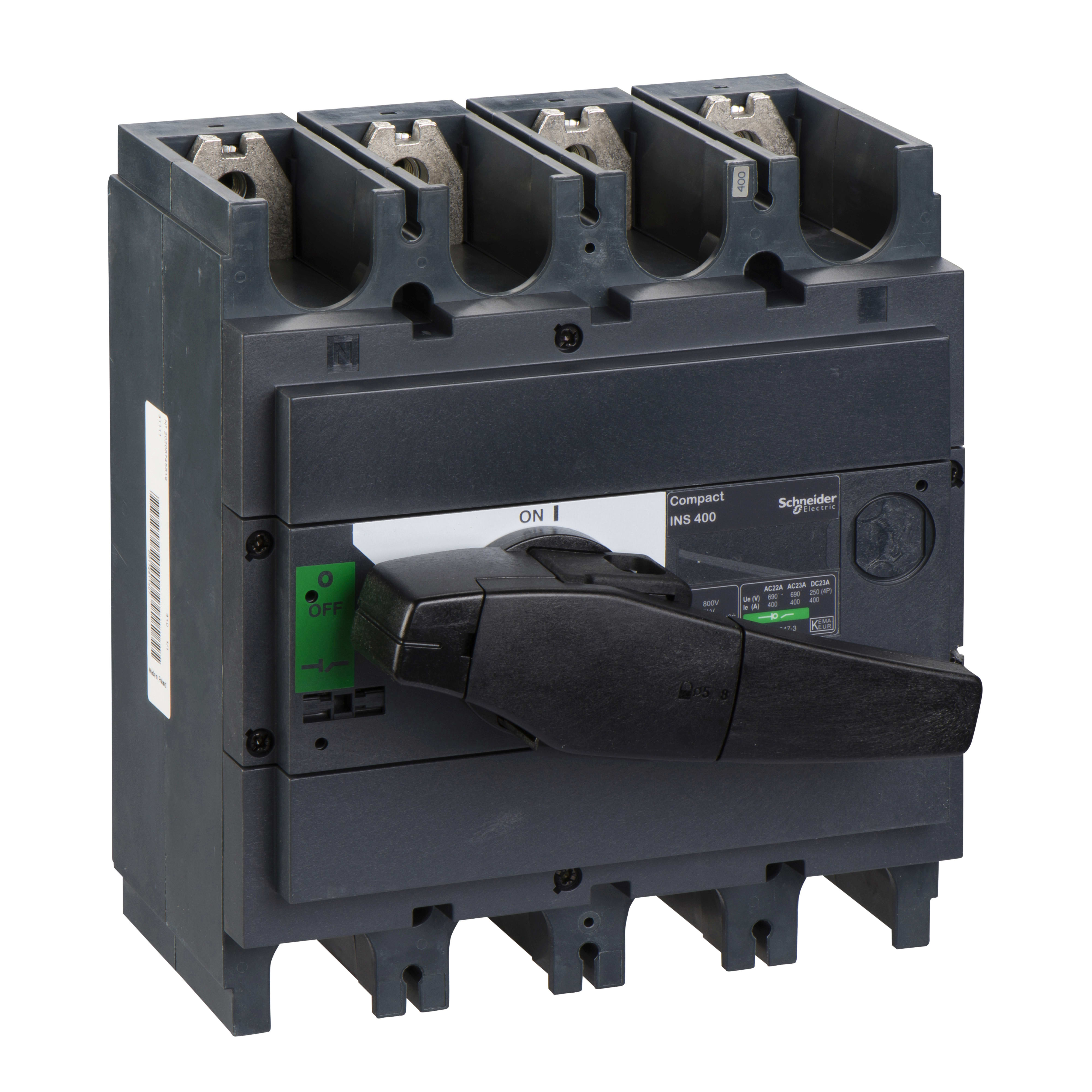 SCHNEIDER ELECTRIC - INS400 FISSO ANT 4P MAN NERA