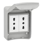 SCHNEIDER ELECTRIC - PRESA INC.2XBIVAL.2P+T 230V (18PZ)