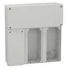 SCHNEIDER ELECTRIC - BASE MODULARE 3 PRESE INTERBLOCCATE