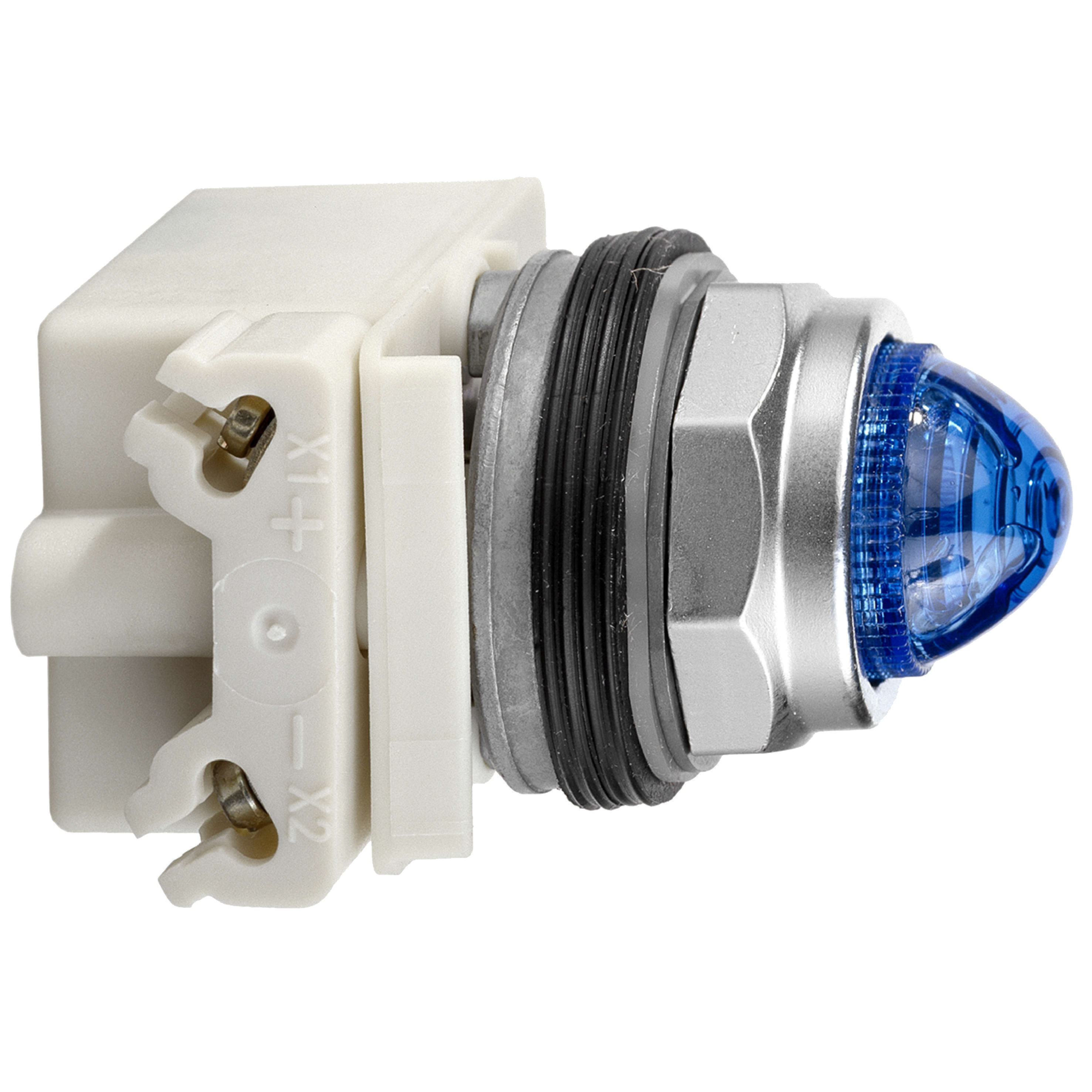 SCHNEIDER ELECTRIC - Lampada spia diametro 30 - blu - LED alta luminosità BA 9S - 24V AC-DC - IP66
