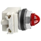 SCHNEIDER ELECTRIC - Lampada spia diametro 30 - rossa - ad incandescenza BA 9S - 120V AC-DC - IP66