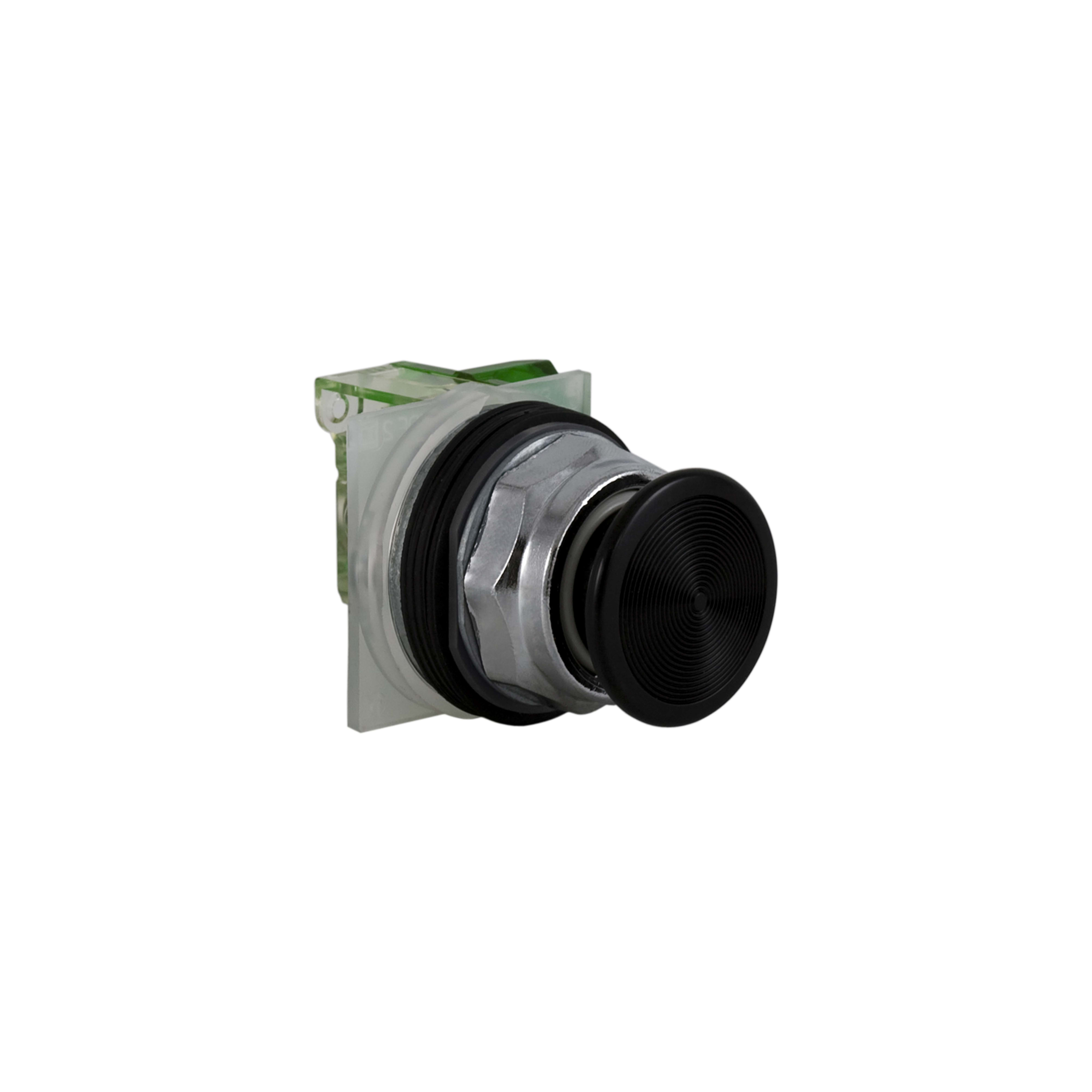 SCHNEIDER ELECTRIC - Pulsante non luminoso nero - tipo K - diametro 30 - rotondo - momentaneo - 10A - 1NC