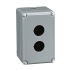 SCHNEIDER ELECTRIC - Pulsantiera neutra - 9001K - alluminio - 2 fori diametro 30