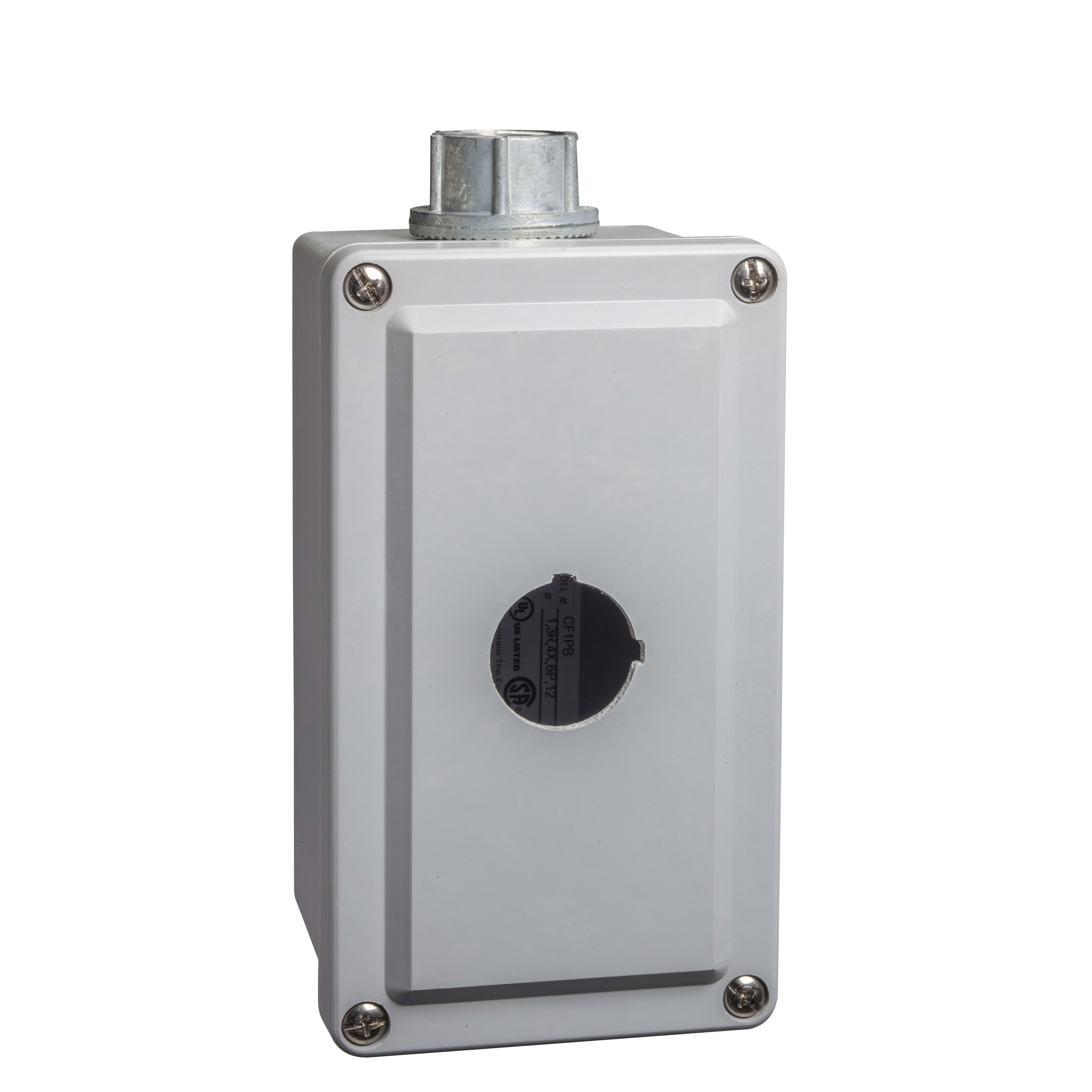 SCHNEIDER ELECTRIC - Pulsantiera neutra - 9001SK - plastica - 1 foro diametro 30