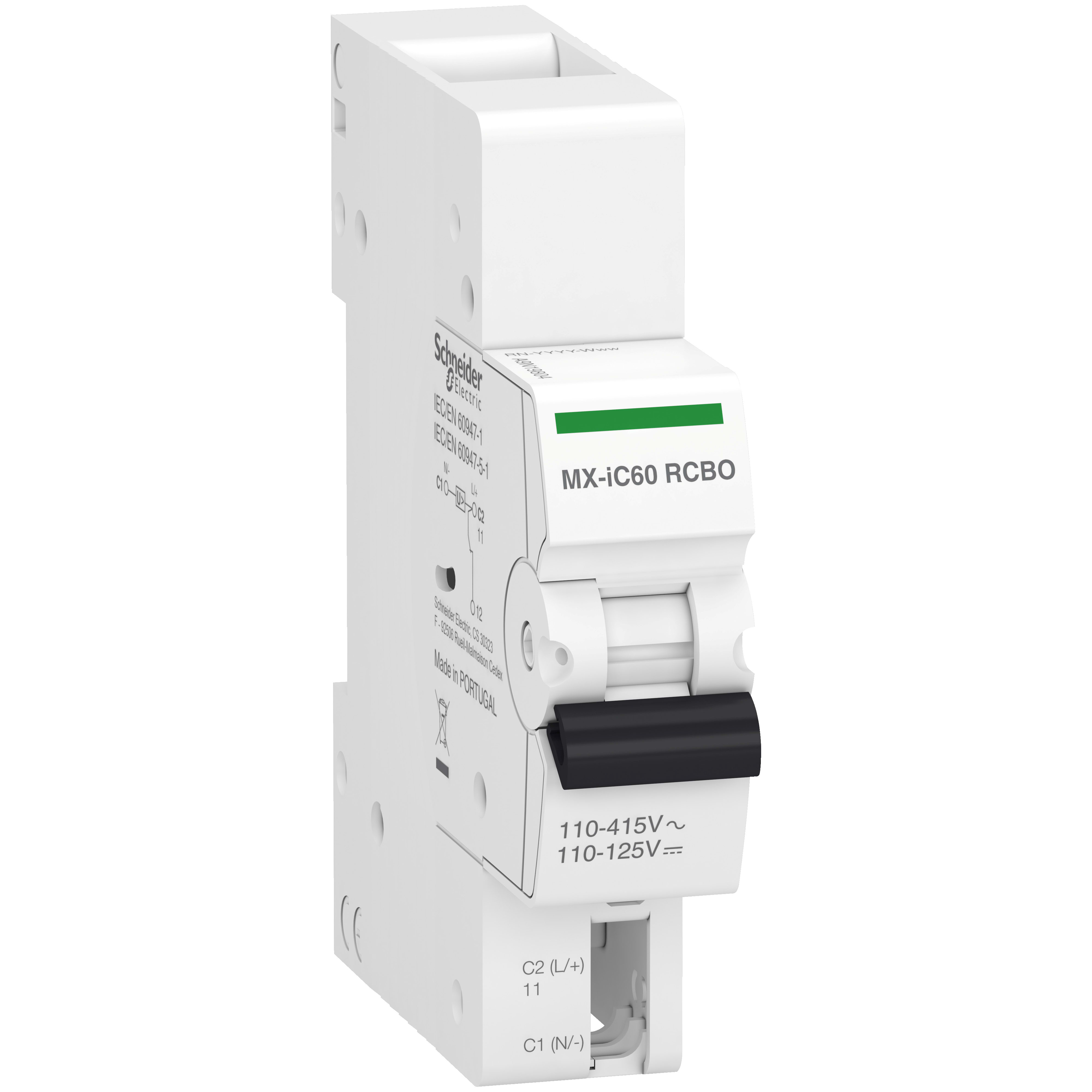 SCHNEIDER ELECTRIC - Sganciatore lancio corrente MX 110-415Vca per iC60 RCBO