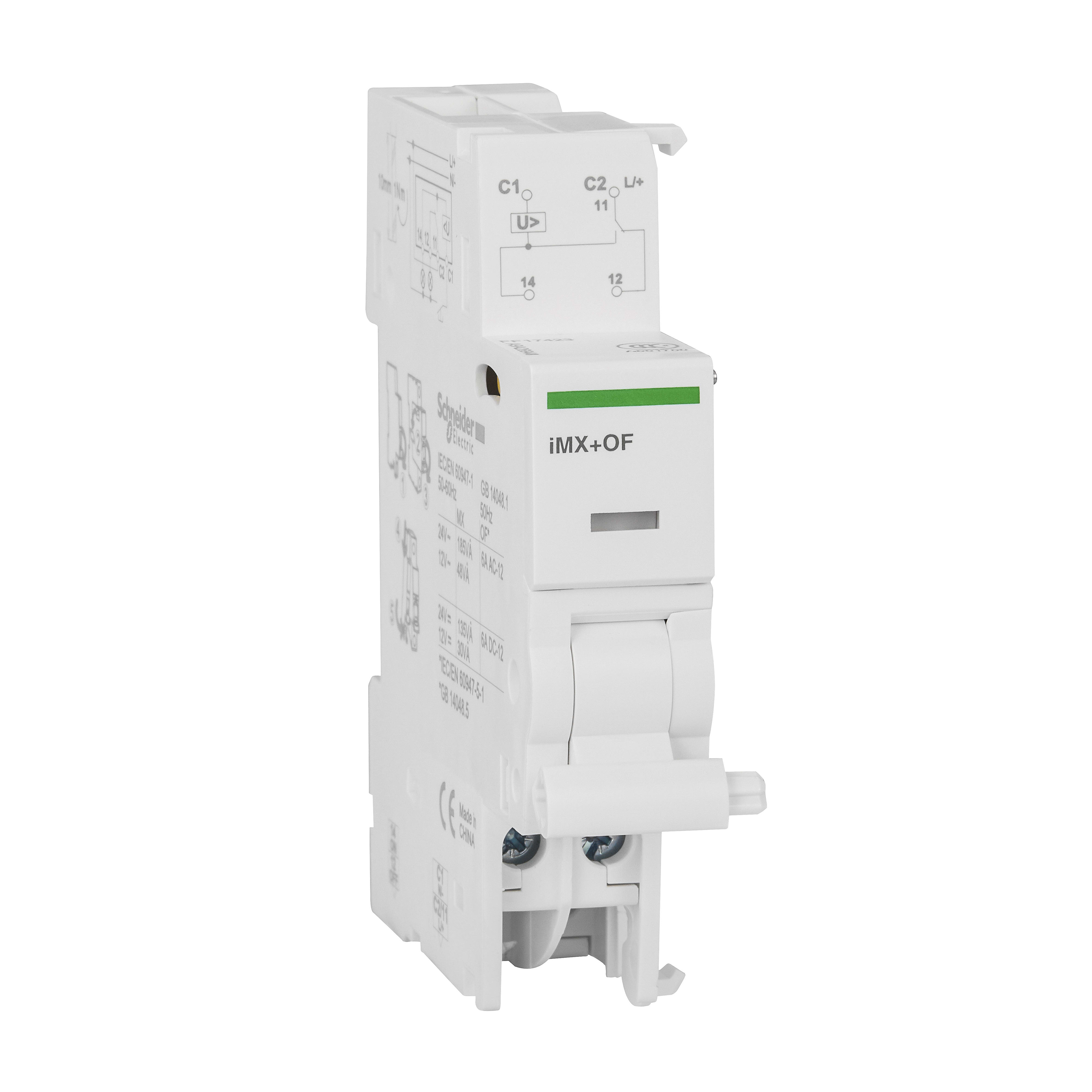 SCHNEIDER ELECTRIC - Sganciatore lancio corrente iMX+OF 12-24Vca-cc per iC60-iID-iSW-NA-RCA-ARA