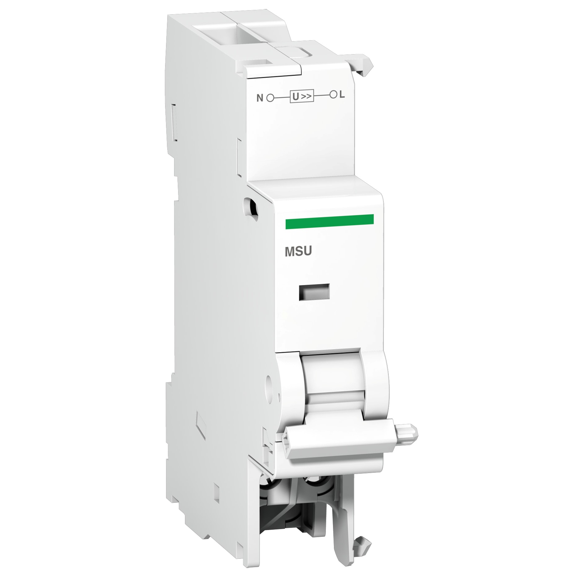 SCHNEIDER ELECTRIC - Sganciatore massima tensione MSU 1P+N per C40-C120-ID C40-C40 Vigi-C60H-DC