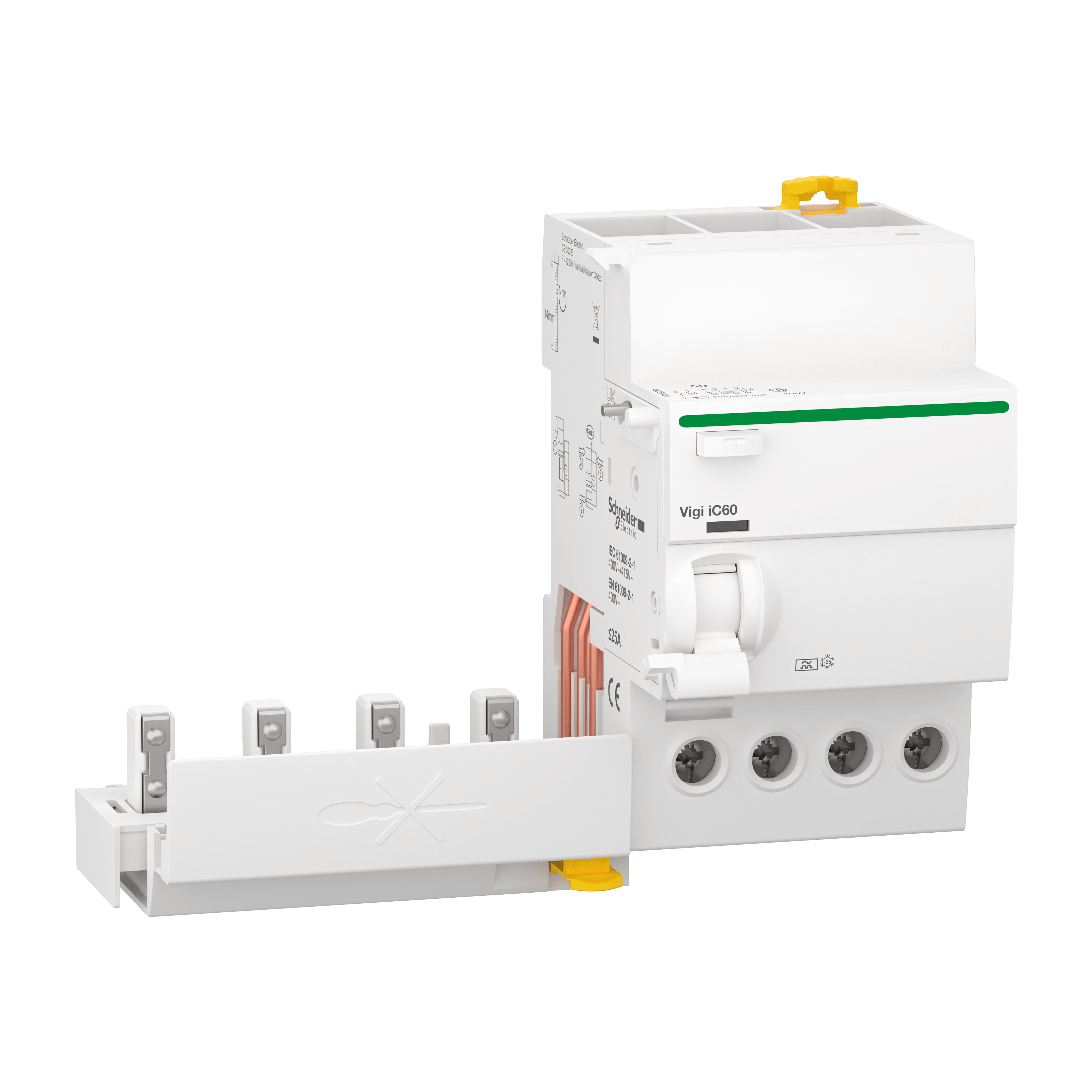 SCHNEIDER ELECTRIC - Blocco differenziale QuickVigi iC60 4P 25A 30mA Tipo A