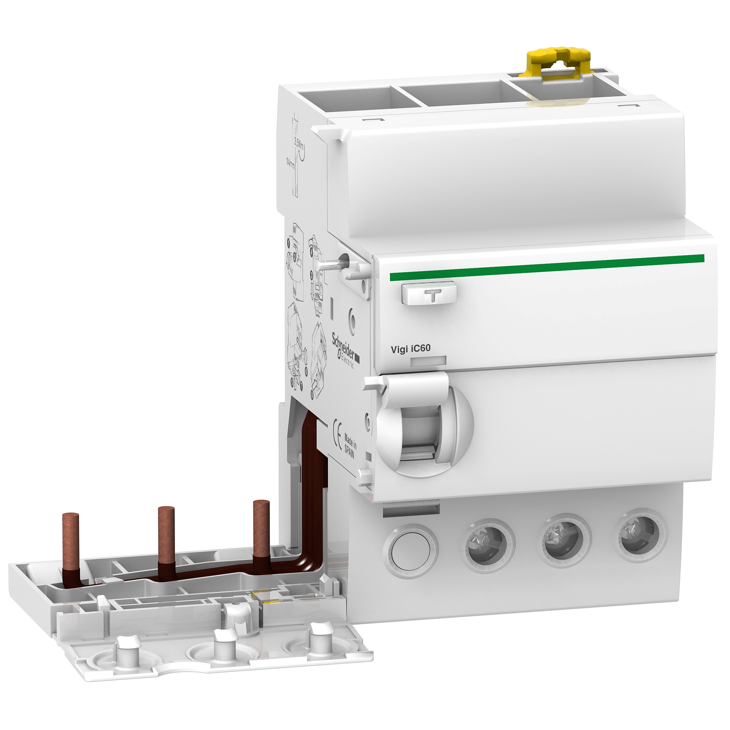 SCHNEIDER ELECTRIC - Blocco differenziale Vigi iC60 3P 63A 30mA Tipo AC