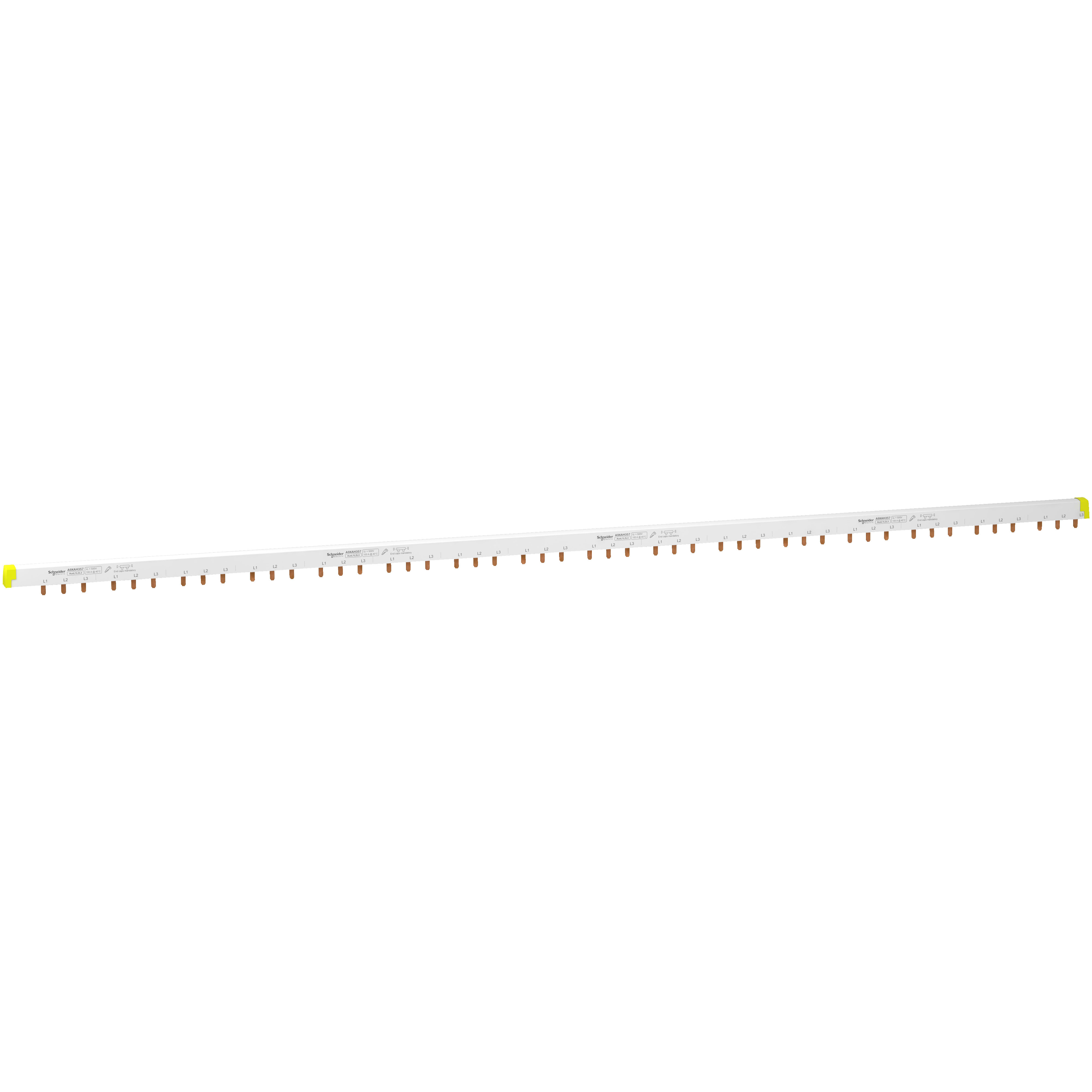 SCHNEIDER ELECTRIC - Pettine di collegamento tagliabile iC60-STI Aux+3P (AuxL1L2L3) 57 moduli