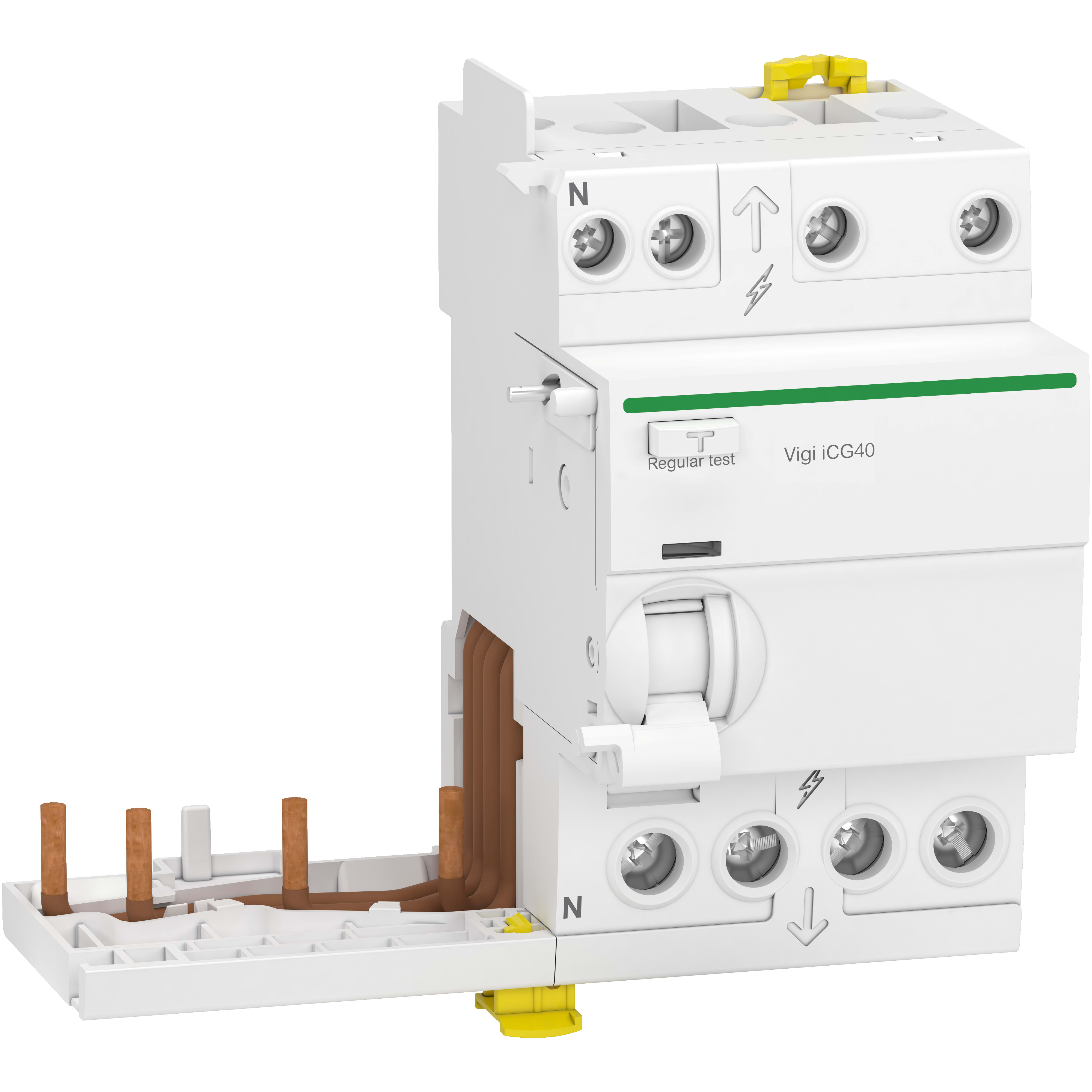 SCHNEIDER ELECTRIC - Blocco differenziale gruppo partenze Vigi iCG40 3P+N 40A 300mA Tipo A