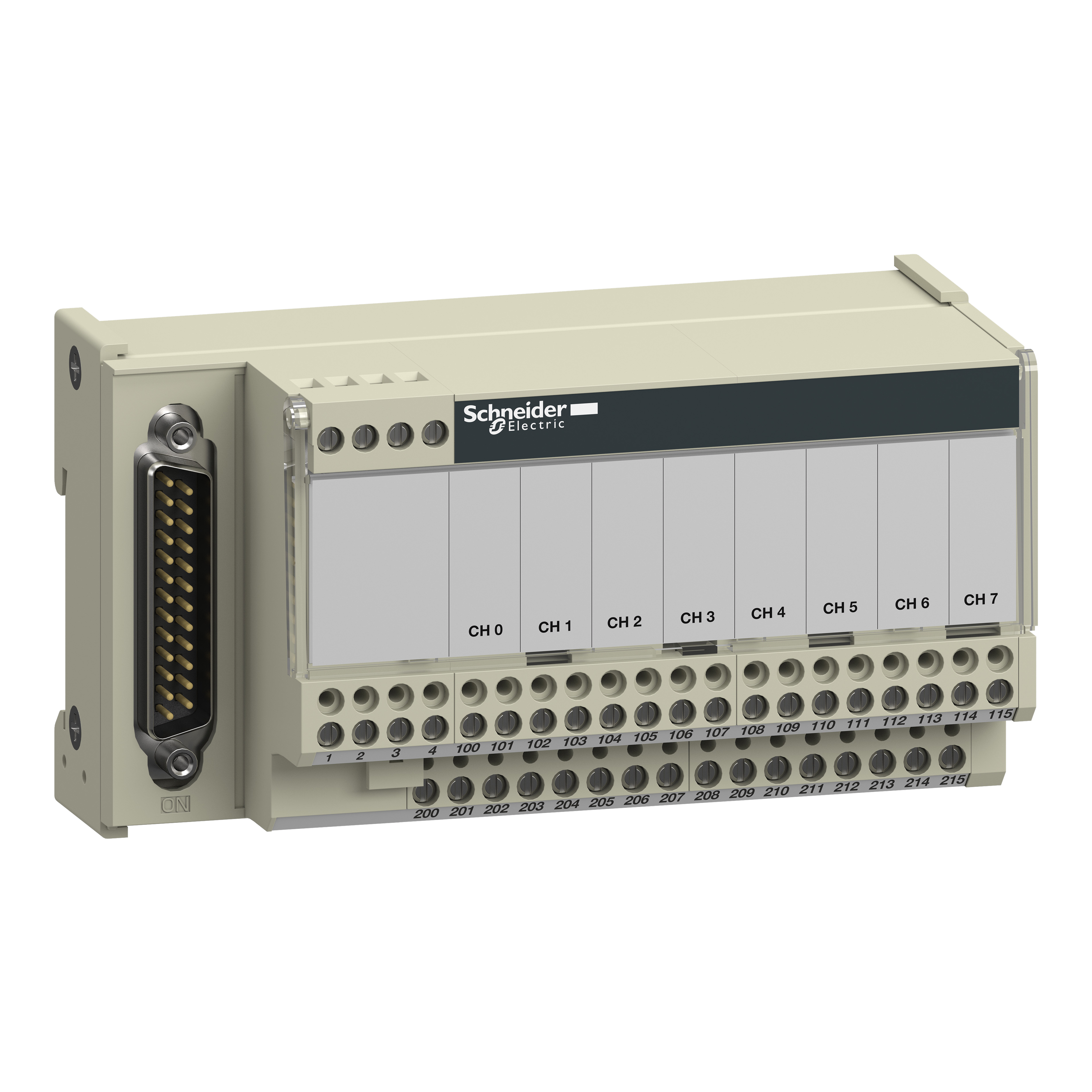 SCHNEIDER ELECTRIC - Sottobase di connessione ABE7 - Per la distribuzione passiva di 8 canali