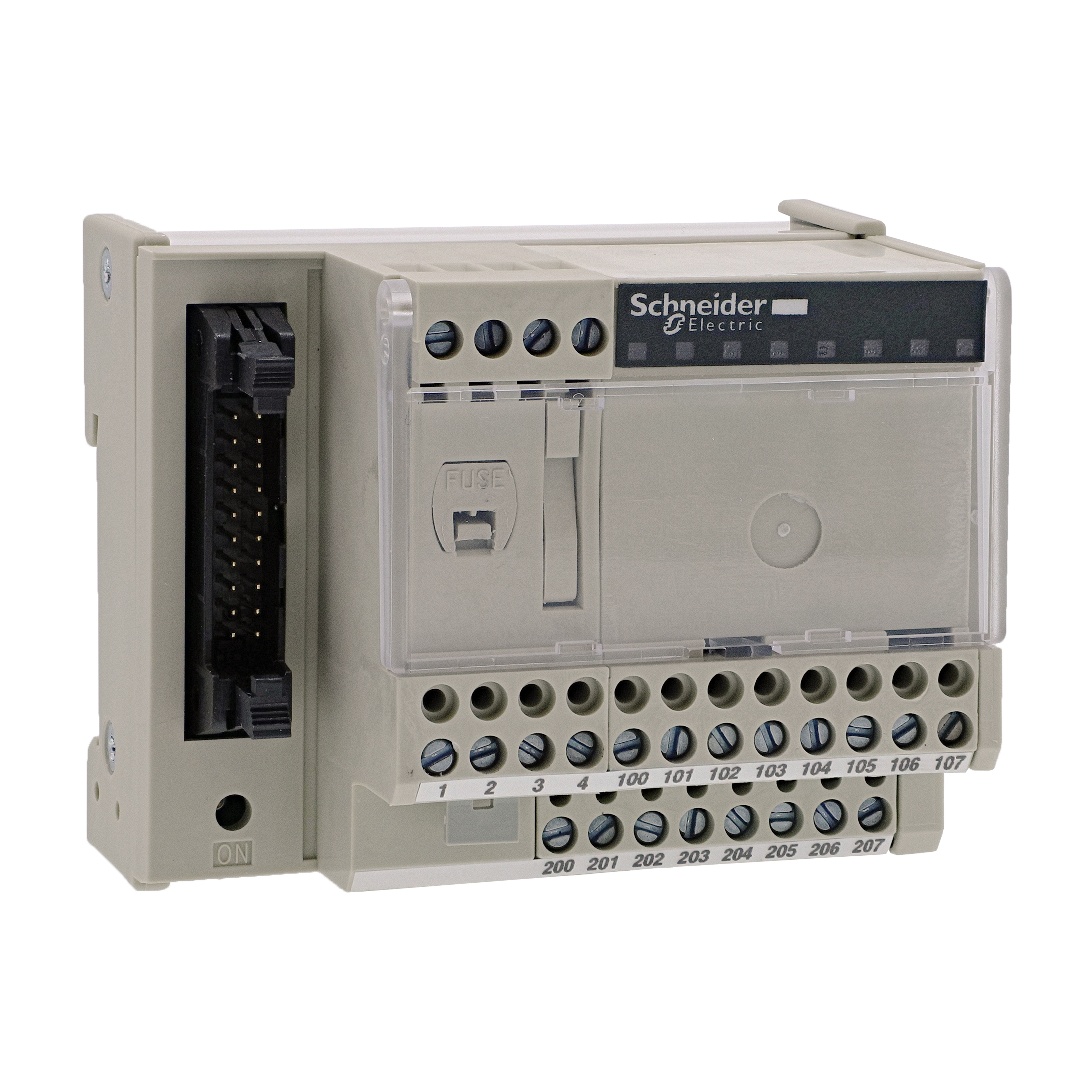 SCHNEIDER ELECTRIC - Sottobase di connessione passiva ABE7 - 8 input o output - LED