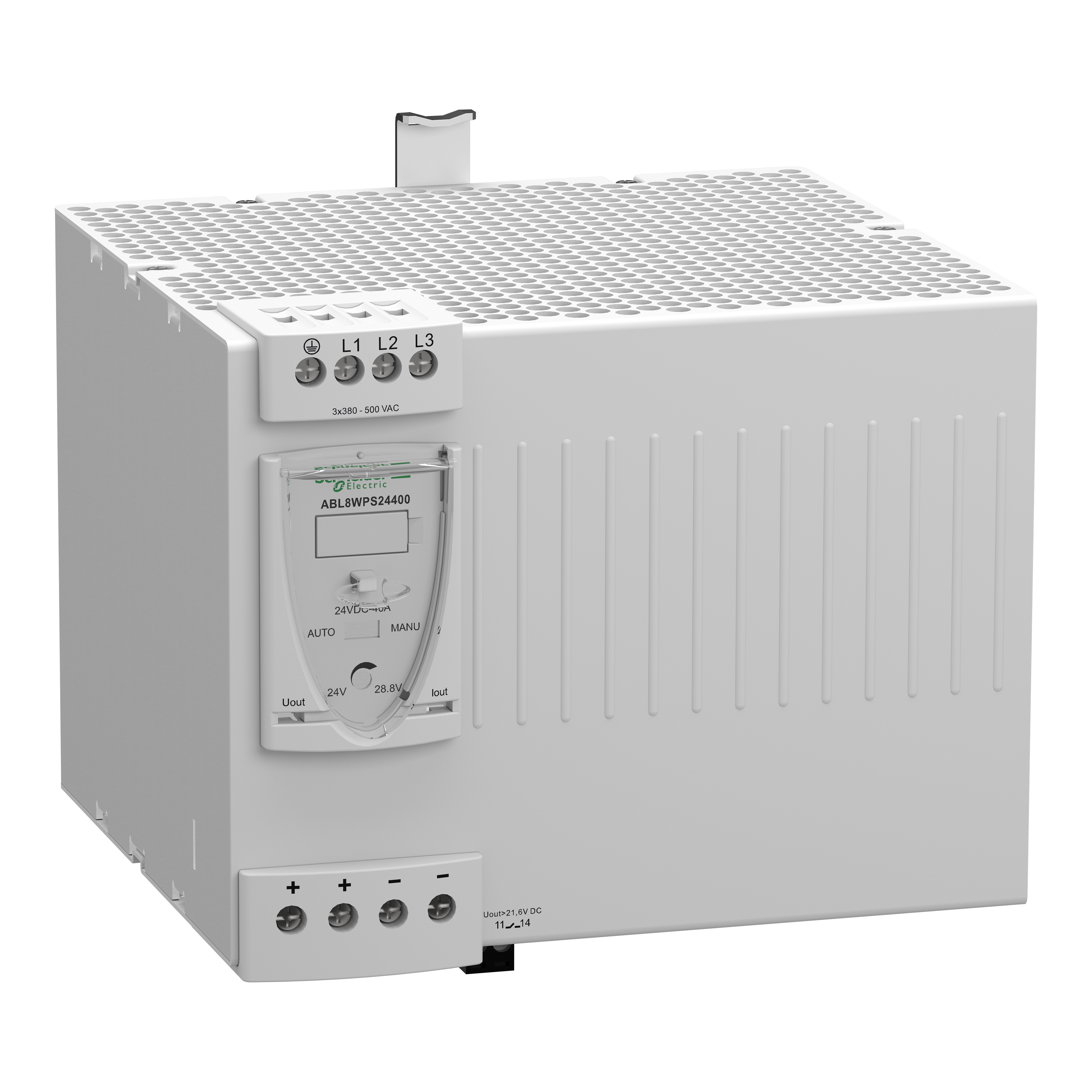 SCHNEIDER ELECTRIC - Alimentatore con commutazione regolata - Trifase - 400 V CA - 24 V - 40 A
