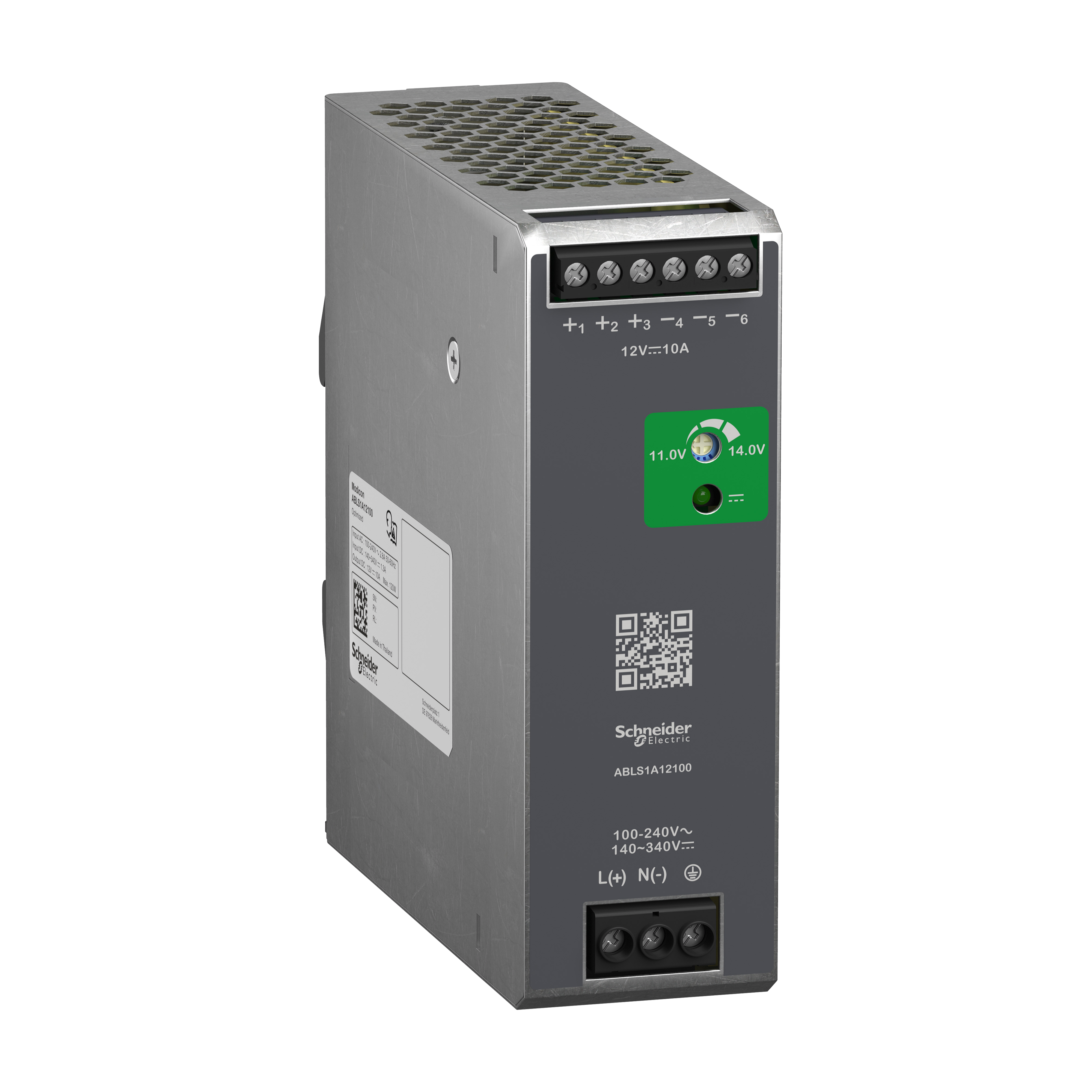 SCHNEIDER ELECTRIC - Alimentatori switching, 100-240 V AC, 12 V 10 A, monofase, Ottimizzato