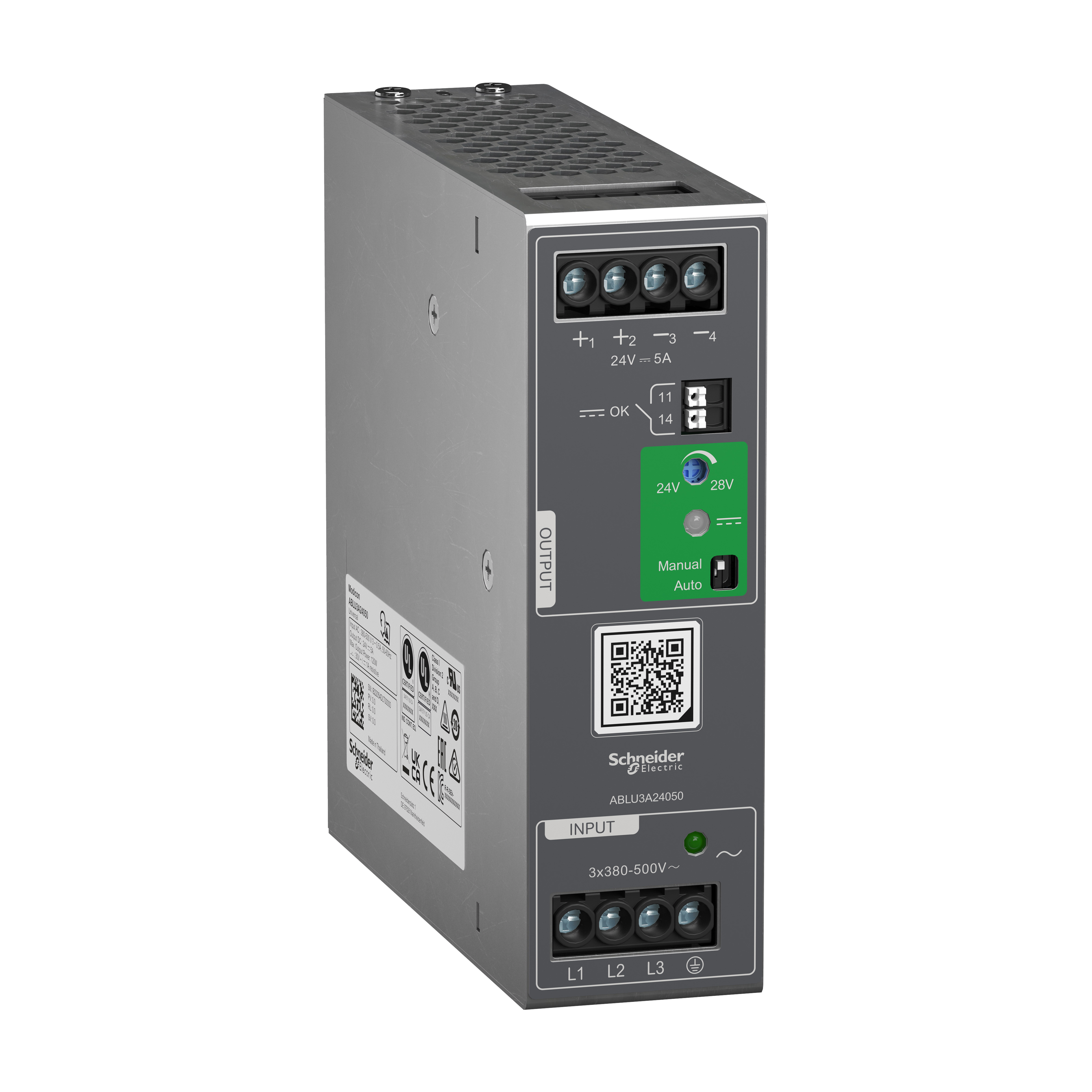 SCHNEIDER ELECTRIC - ALIMENTATORE 24V 5A 3PH UNIVERSALE