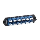 SCHNEIDER ELECTRIC - Piastra con 12 bussole LC duplex colore blu per fibre monomodali OS1-OS2