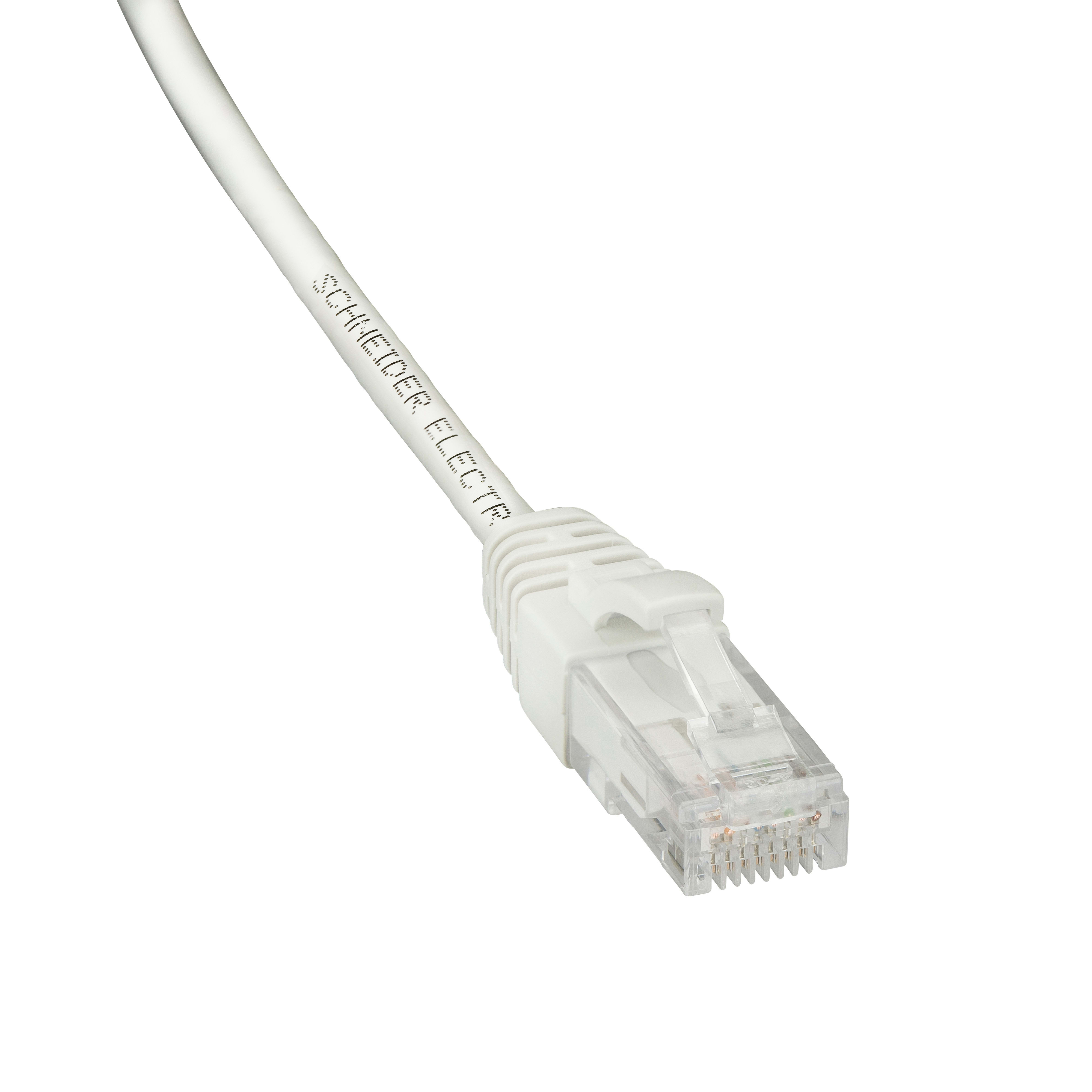 SCHNEIDER ELECTRIC - Patch cord, Actassi, Category 6, U-UTP, LSZH, 1 m, bianca