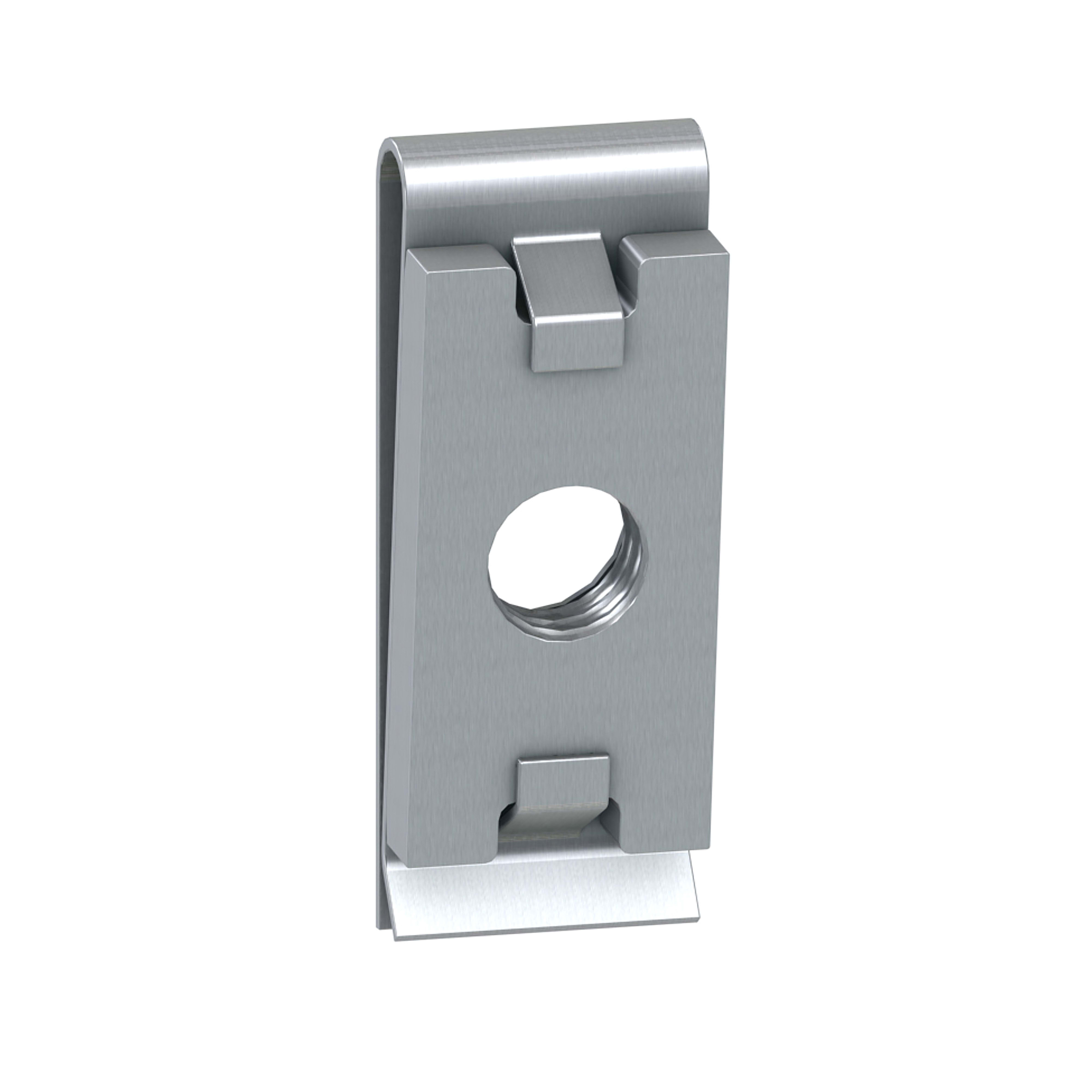 SCHNEIDER ELECTRIC - Dado clips M4 - set di 100 pezzi - [prezzo per 100 pz]