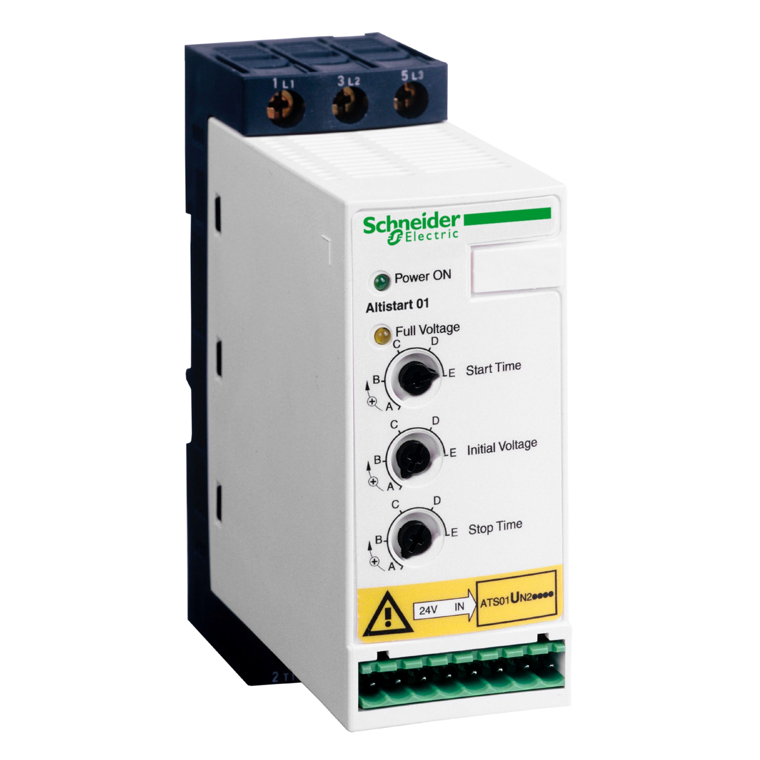 SCHNEIDER ELECTRIC - Avviatore statico per motore asincrono - ATS01 - 12 A - 380...415 V - 5,5 KW