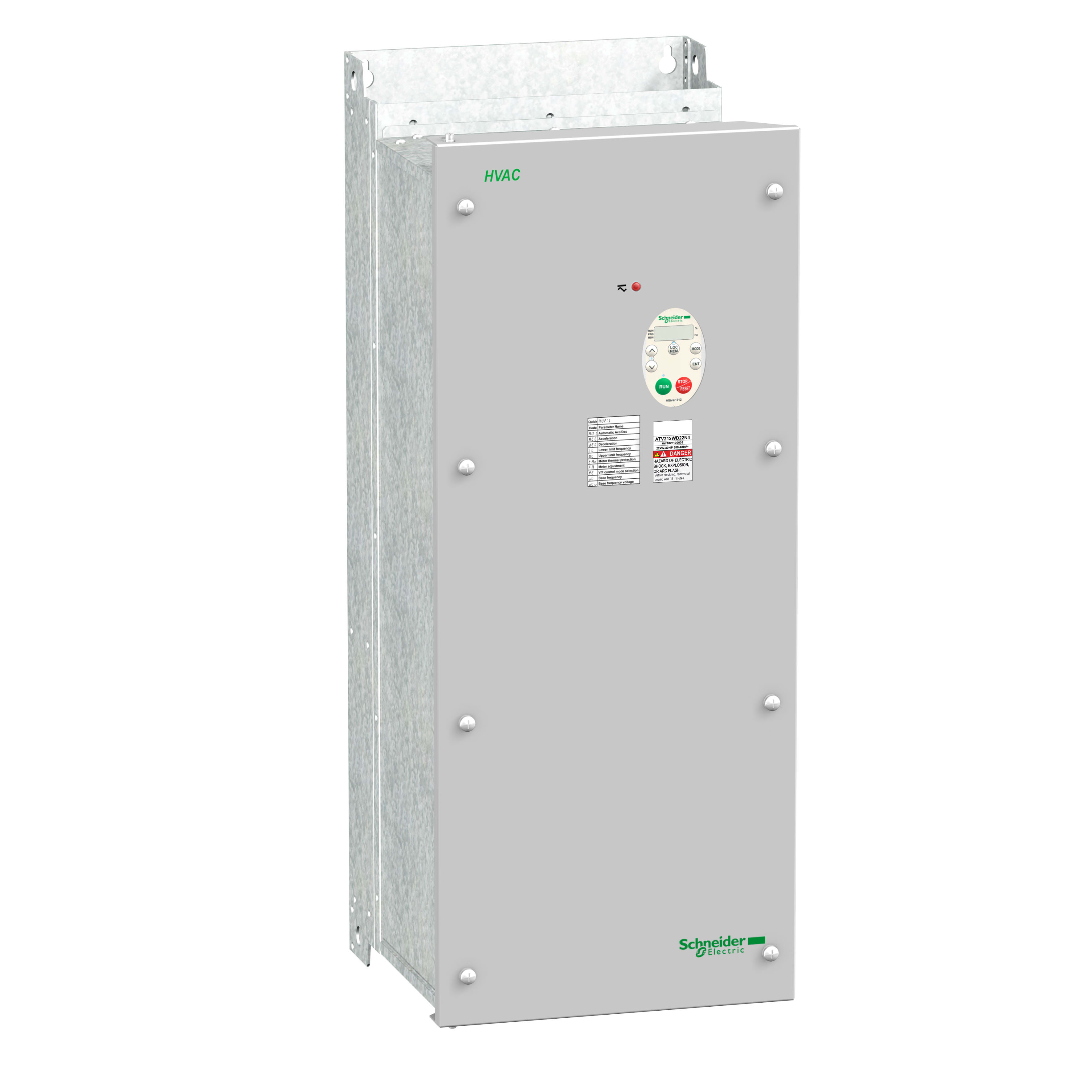 SCHNEIDER ELECTRIC - Variatore di velocità ATV212 - 30 kW - 40 HP - 480 V - 3ph - EMC cl.C2 - IP55