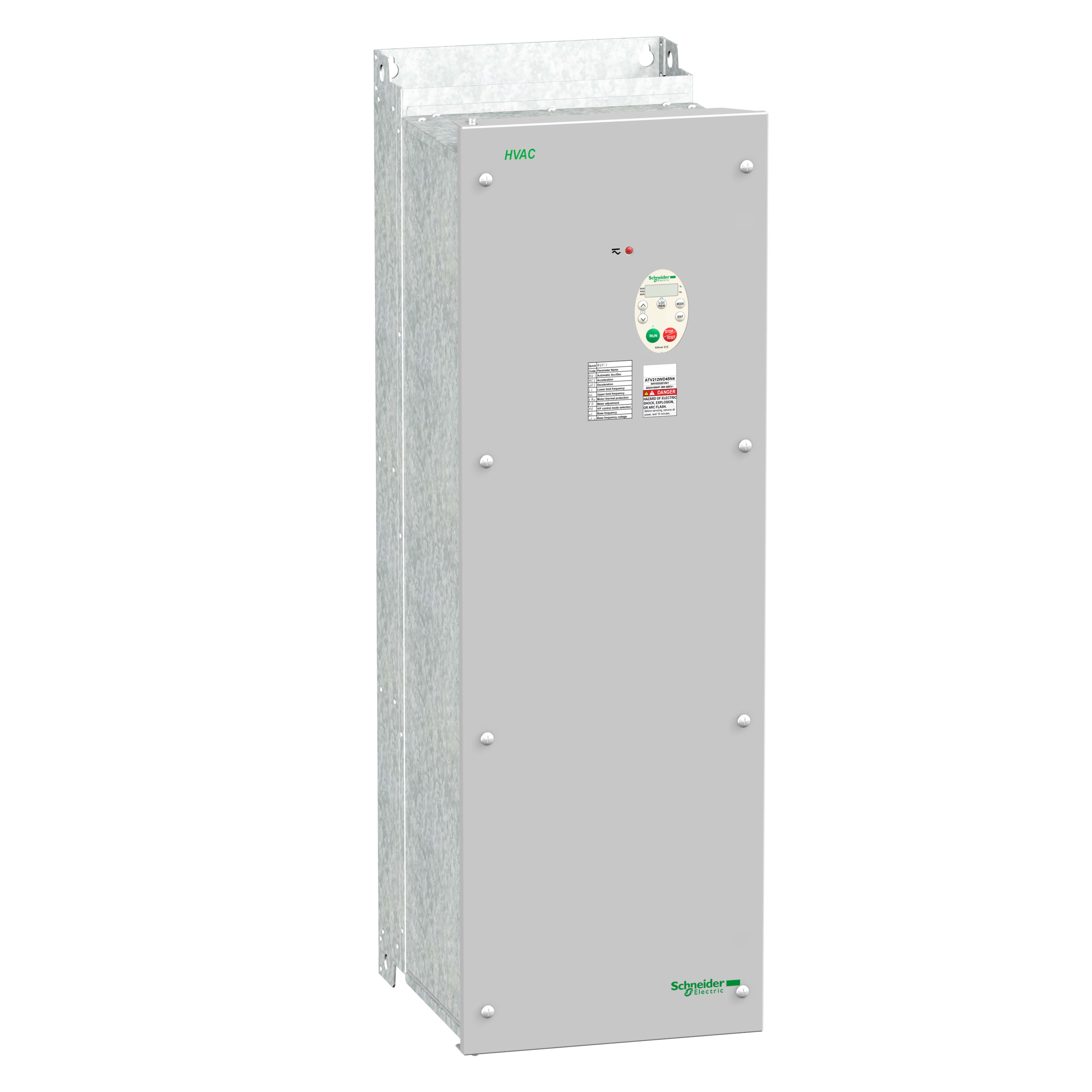 SCHNEIDER ELECTRIC - Variatore di velocità ATV212 - 45 kW - 60 HP - 480 V - 3ph - EMC cl.C1 - IP55