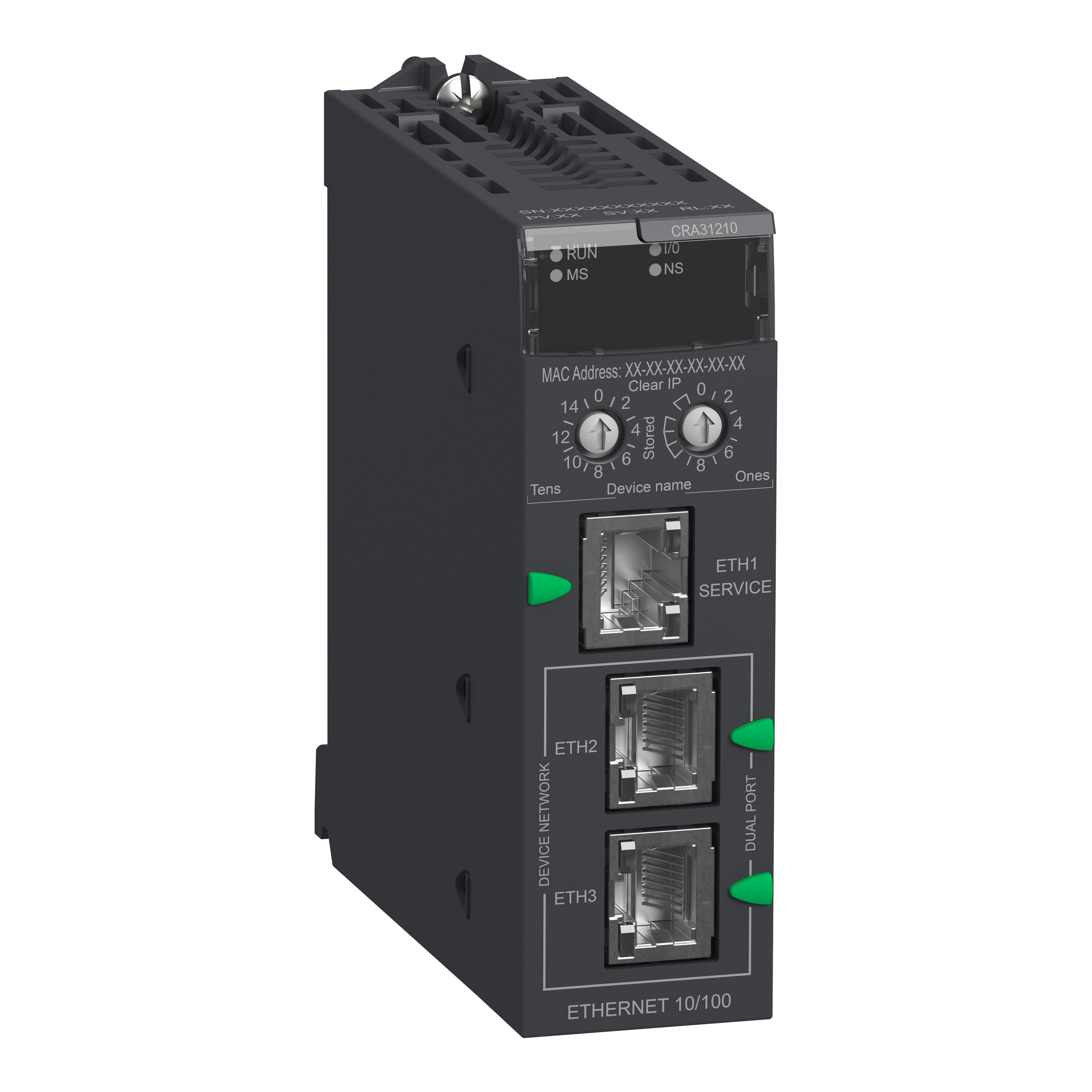 SCHNEIDER ELECTRIC - Modicon X80 RIO Drop E-IP Performance - porta servizi - funzioni avanzate