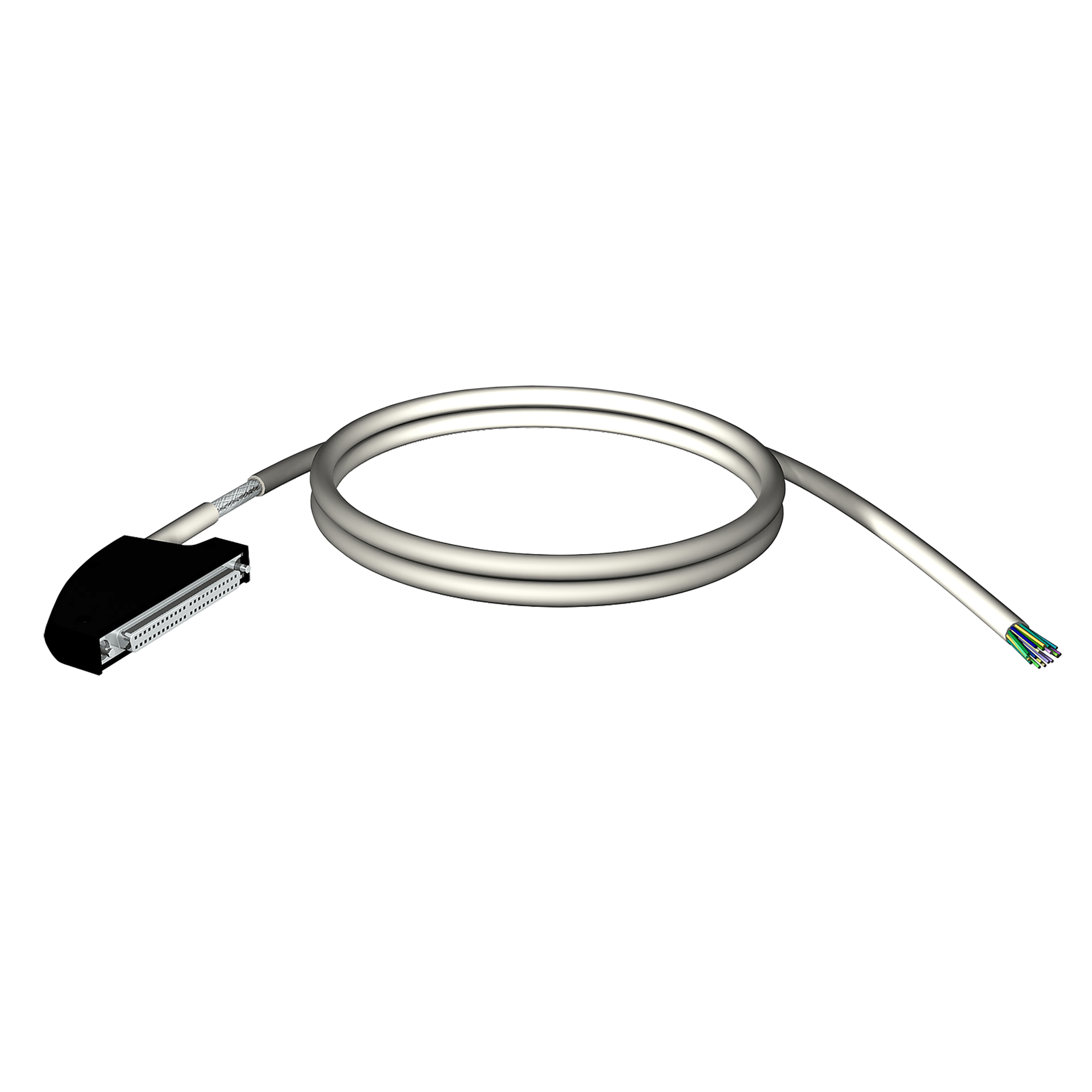 SCHNEIDER ELECTRIC - Set cablaggio - connettore 40 vie - fili liberi su 1 estr. - Per M340 I-O - 5 m