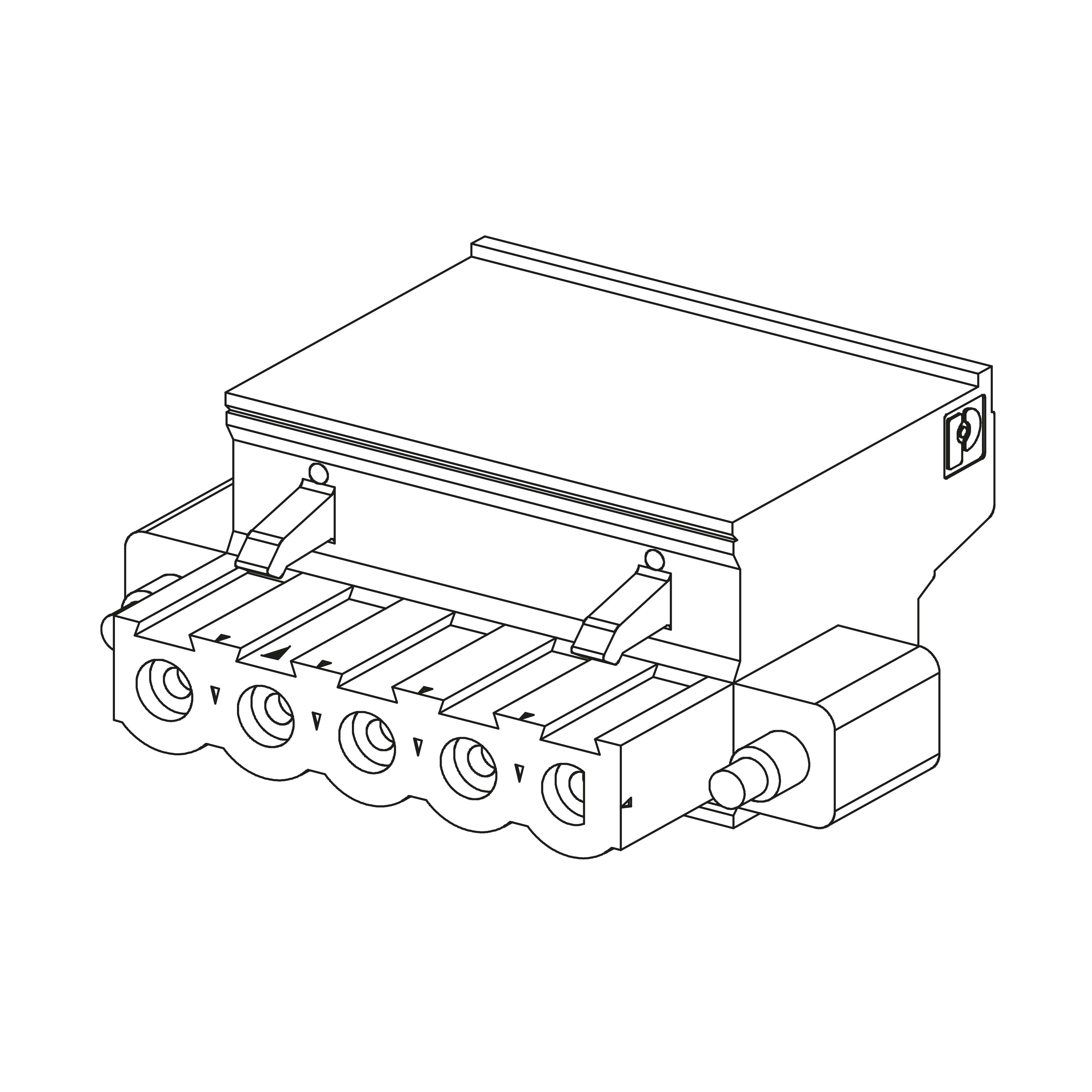 SCHNEIDER ELECTRIC - Kit con 2 connettori rimovibili - A molla - Per modulo alim. M340