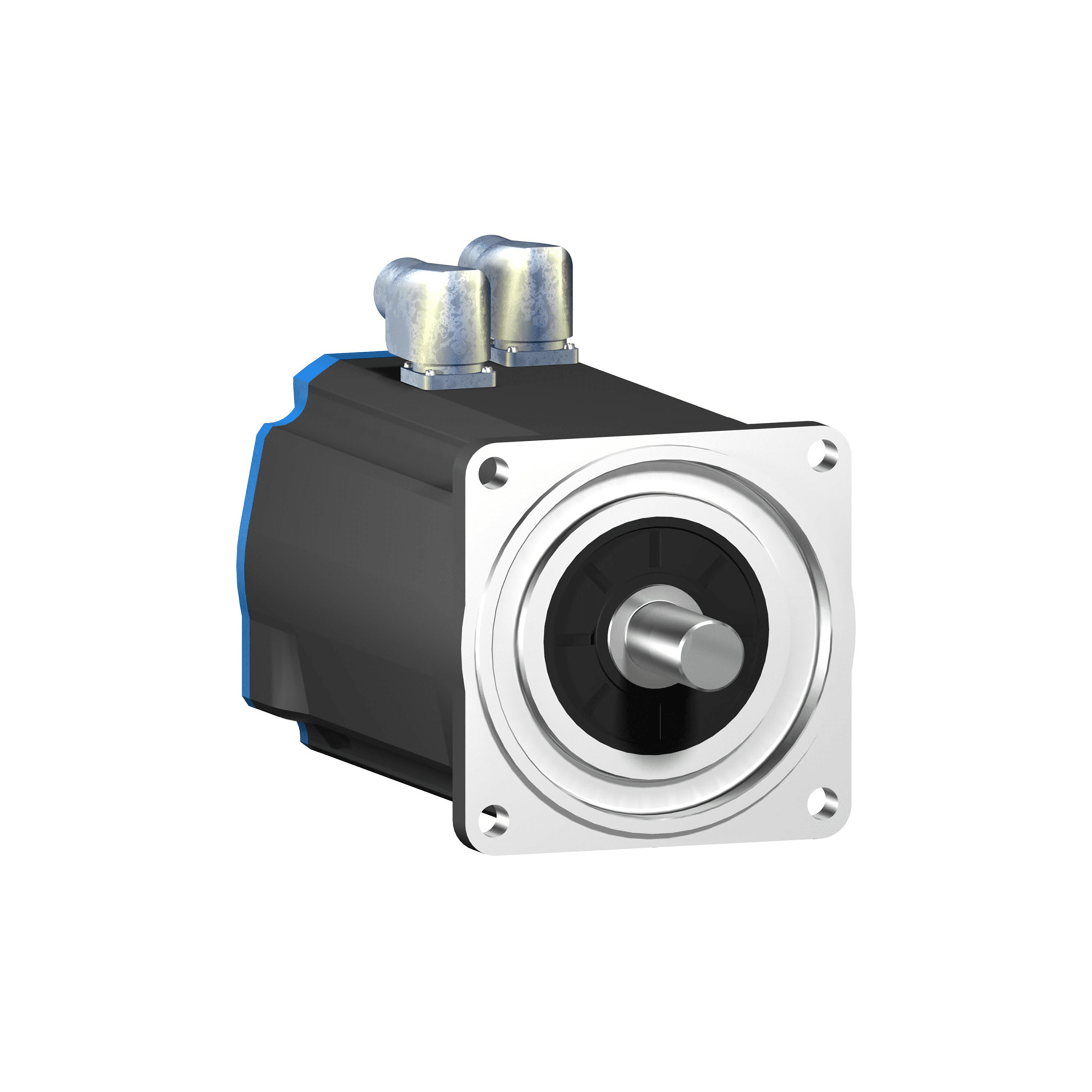 SCHNEIDER ELECTRIC - Servomotore BSH140 33,4Nm albero con chiavetta IP54 SingleT 128 Sin-Cos no freno connettori 90° M40