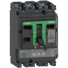 SCHNEIDER ELECTRIC - Interruttore, ComPact NSX100R, 200kA-415VAC, 3 poli, Sganciatore MicroLogic 2,2M 25A