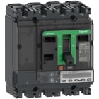 SCHNEIDER ELECTRIC - Interruttore, ComPacT NSX100HB1, 75kA-690VAC, 4 poli, Sganciatore MicroLogic 6.2E 100A