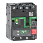 SCHNEIDER ELECTRIC - Interruttore, ComPacT NSXm 100B, 25kA-415VAC, 3 poli, Sganciatore MicroLogic 4.1 25A, busbar-connettori