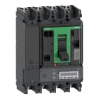 SCHNEIDER ELECTRIC - Interruttore, ComPacT NSX400R, 200kA-415VAC, 4 poli, Sganciatore MicroLogic 6.3E 400A