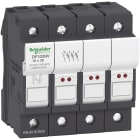 SCHNEIDER ELECTRIC - Portafusibile TeSys DF 32A - fusibile 10x38 3P+N con LED