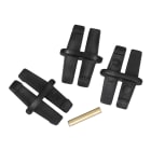 SCHNEIDER ELECTRIC - Portafusibile TeSys - kit di assemblaggio per DF8 e DF10 - 1 piedino 2 clip