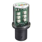 SCHNEIDER ELECTRIC - Lampadina LED gialla-arancio - BA 15D - 24 V