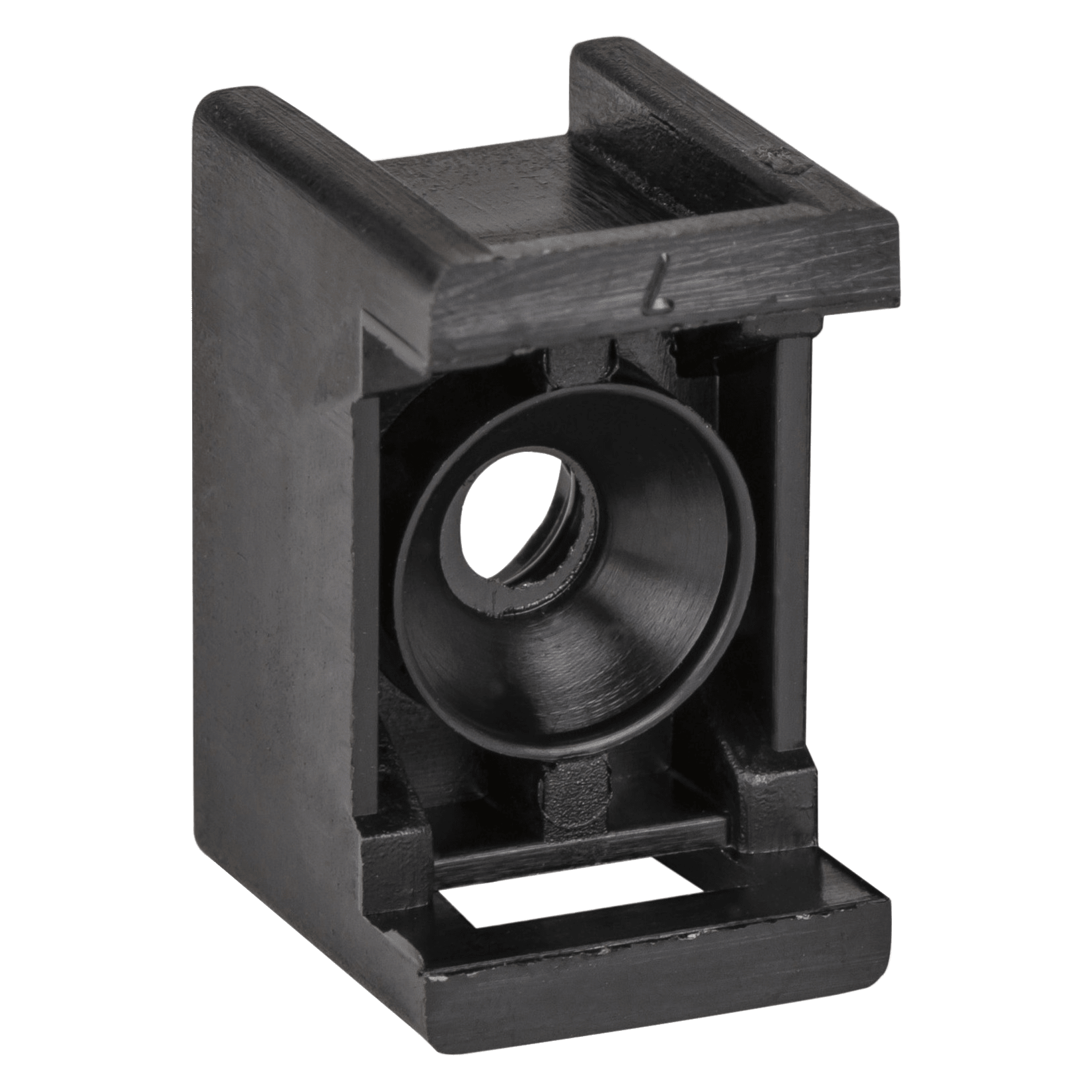 SCHNEIDER ELECTRIC - Supporti per fascette larghezza max 9 mm, base filettata M7x1,5 nero - [prezzo per 100 pz]