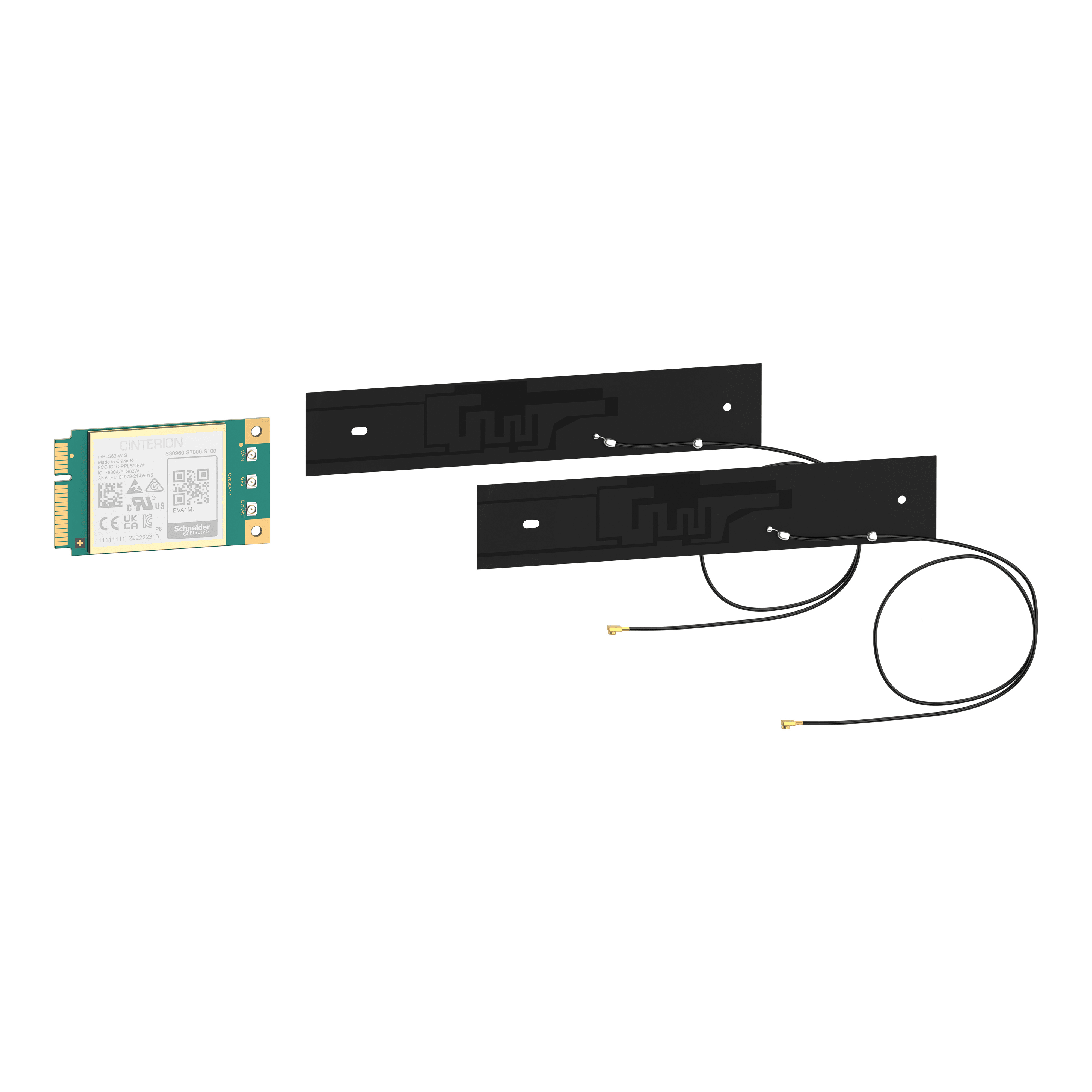 SCHNEIDER ELECTRIC - Modem 4G, EVlink Pro AC, con modem per rete 4G e 2 antenne