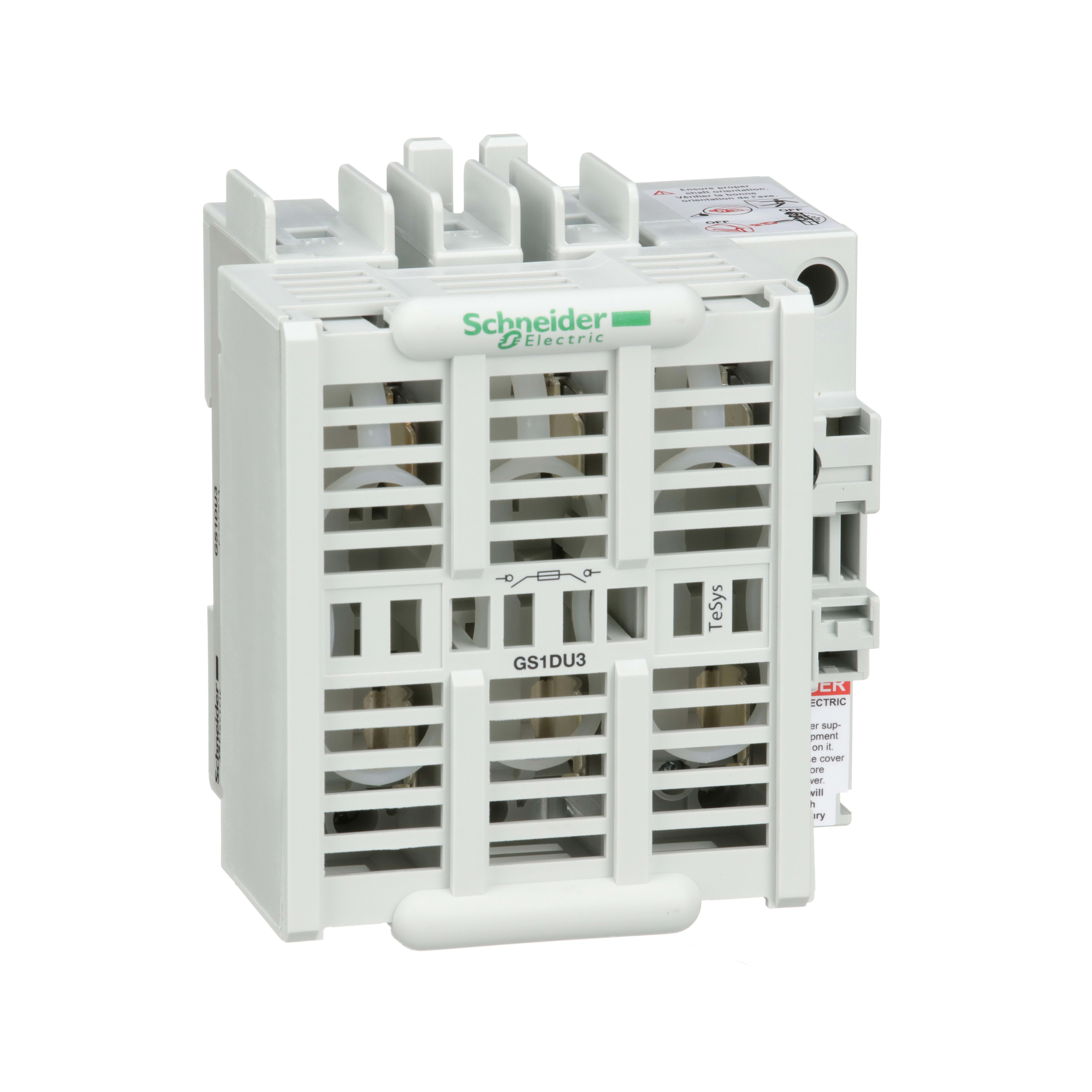 SCHNEIDER ELECTRIC - Corpo int. sez. con fusibile GS1 - 3 poli - 30 A - Dim. fusibile J