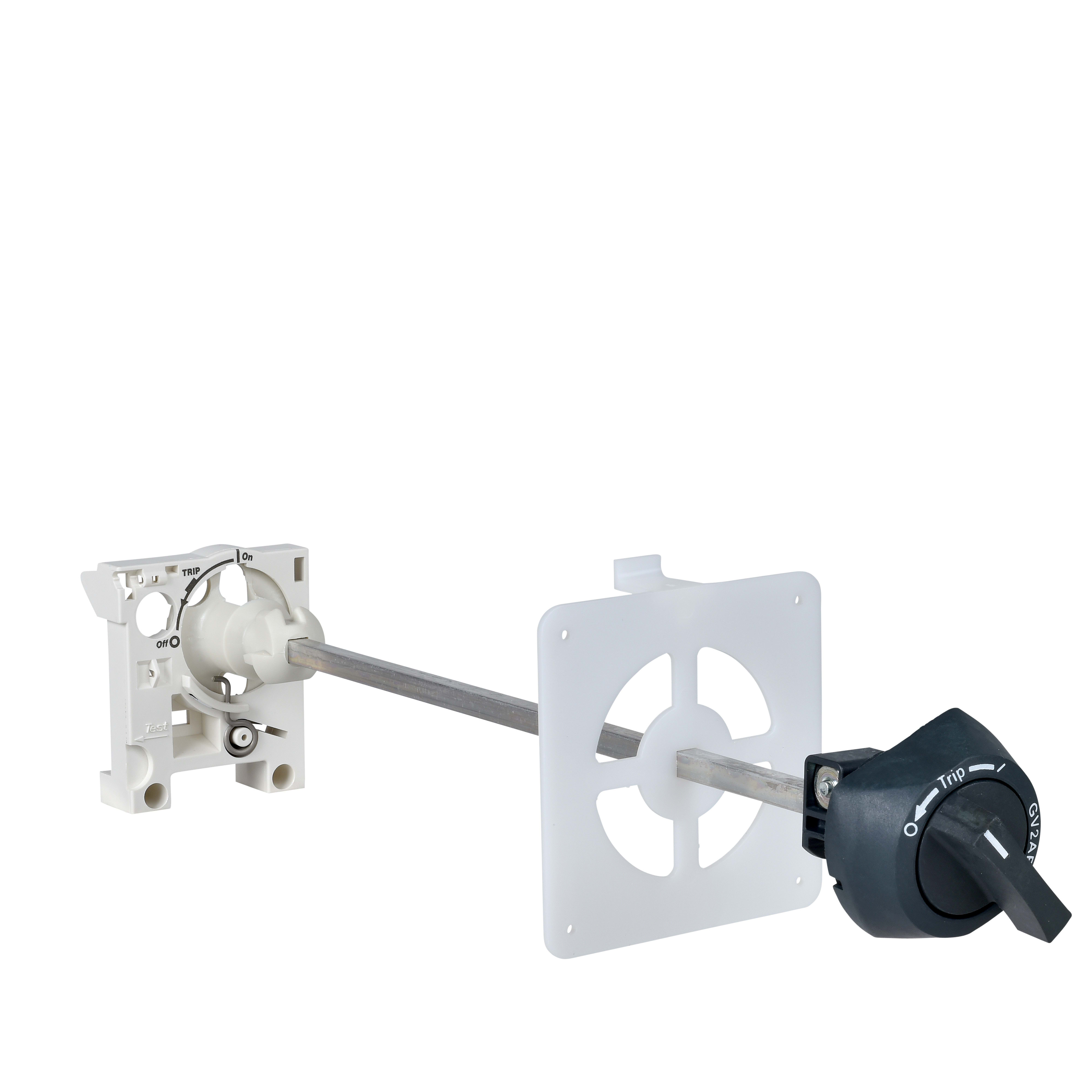 SCHNEIDER ELECTRIC - Kit impugnatura rotante estesa, TeSys GV2, IP65, maniglia nera, con indicazione di scatto, per GV2L-GV2P